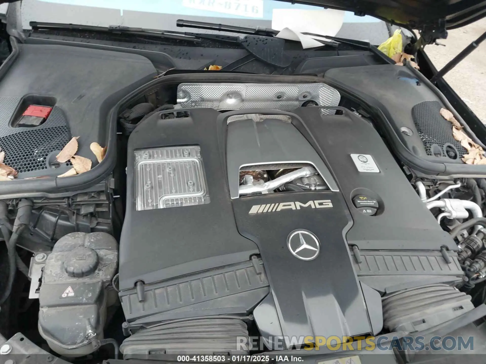10 fotografías del automóvil dañado W1K7X8KB9MA038386 MERCEDES-BENZ AMG GT 63 4-DOOR COUPE 2021