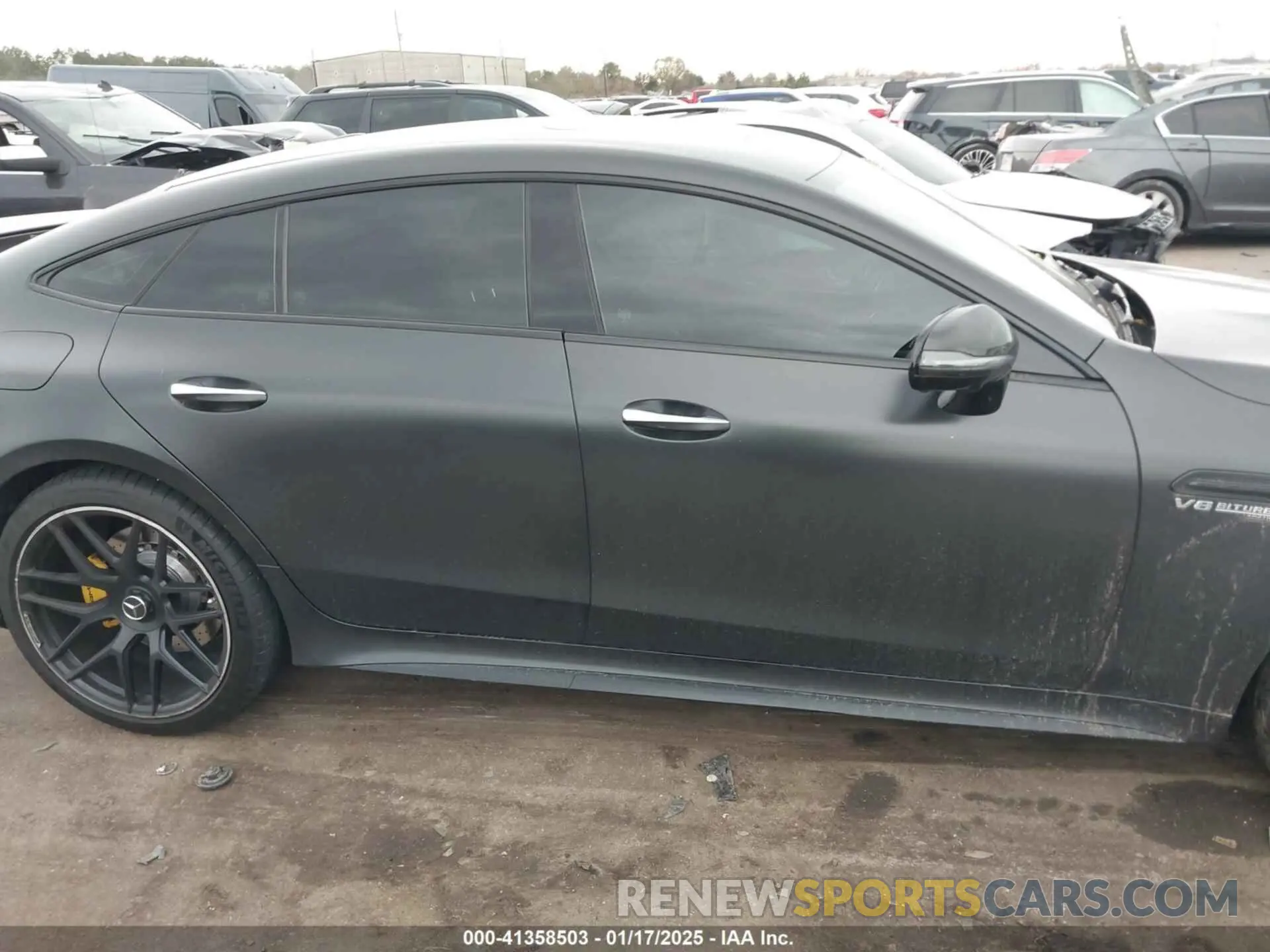 13 fotografías del automóvil dañado W1K7X8KB9MA038386 MERCEDES-BENZ AMG GT 63 4-DOOR COUPE 2021