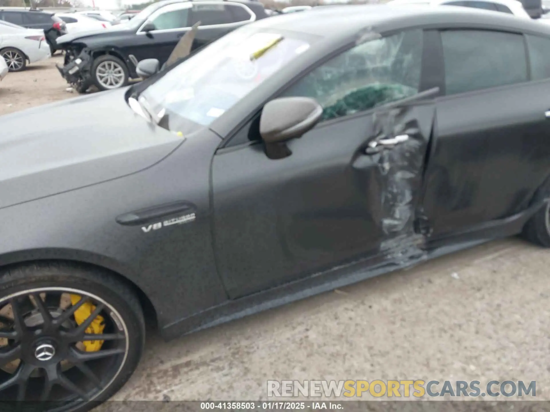 6 fotografías del automóvil dañado W1K7X8KB9MA038386 MERCEDES-BENZ AMG GT 63 4-DOOR COUPE 2021