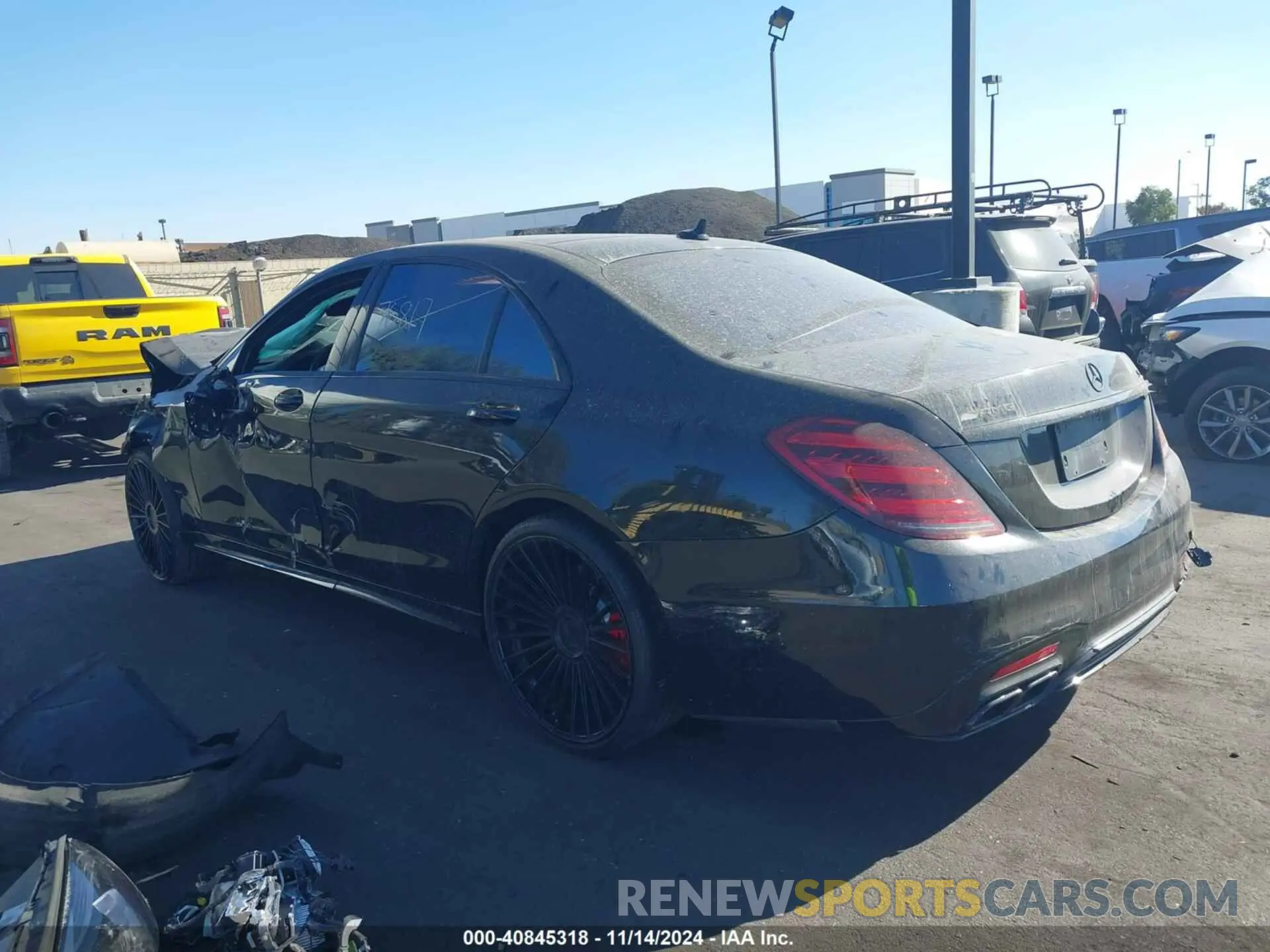 3 fotografías del automóvil dañado WDDUG8JB1KA436273 MERCEDES-BENZ AMG S 63 2019
