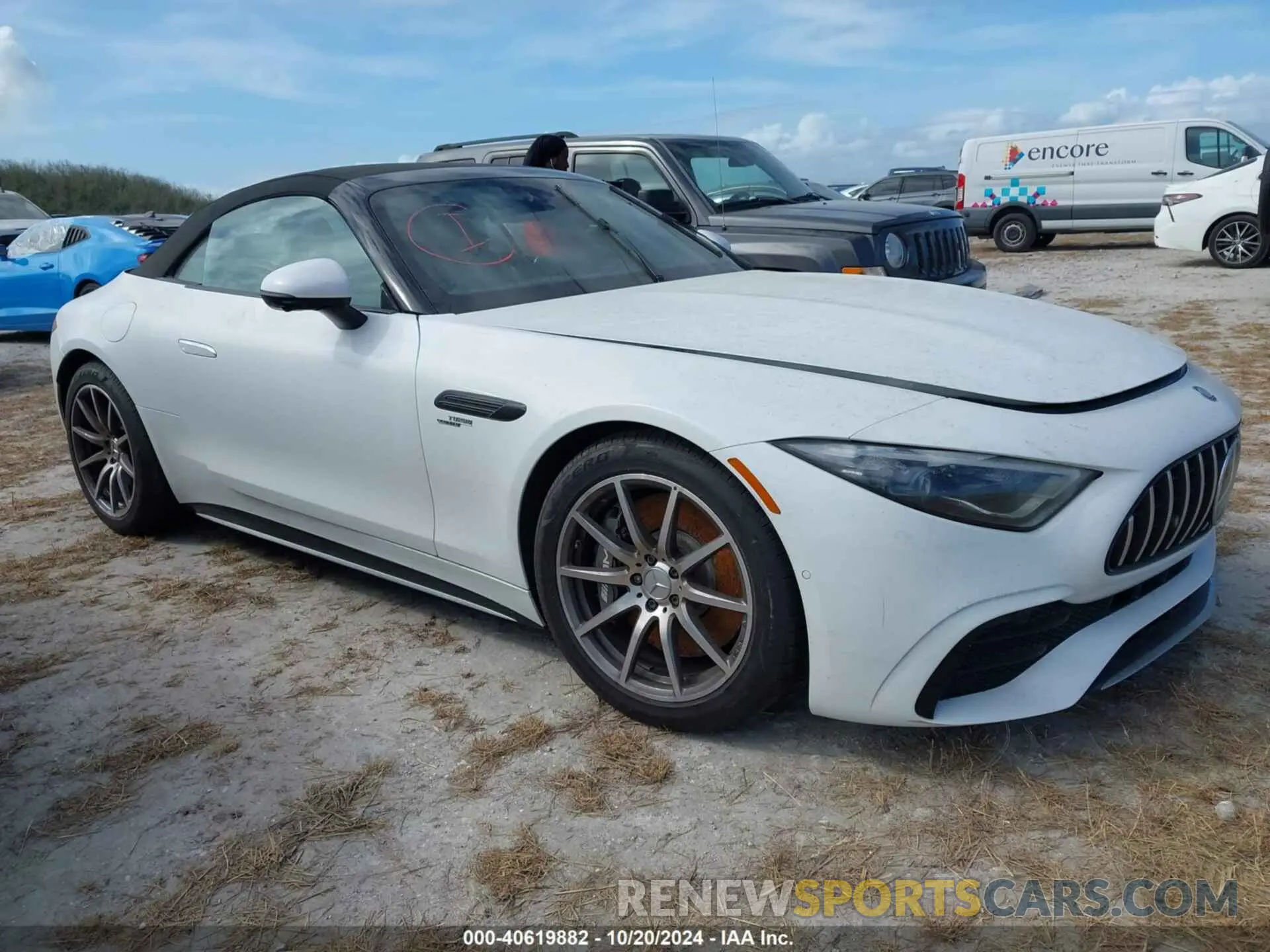 1 fotografías del automóvil dañado W1KVK5AB1PF017898 MERCEDES-BENZ AMG SL 43 2023