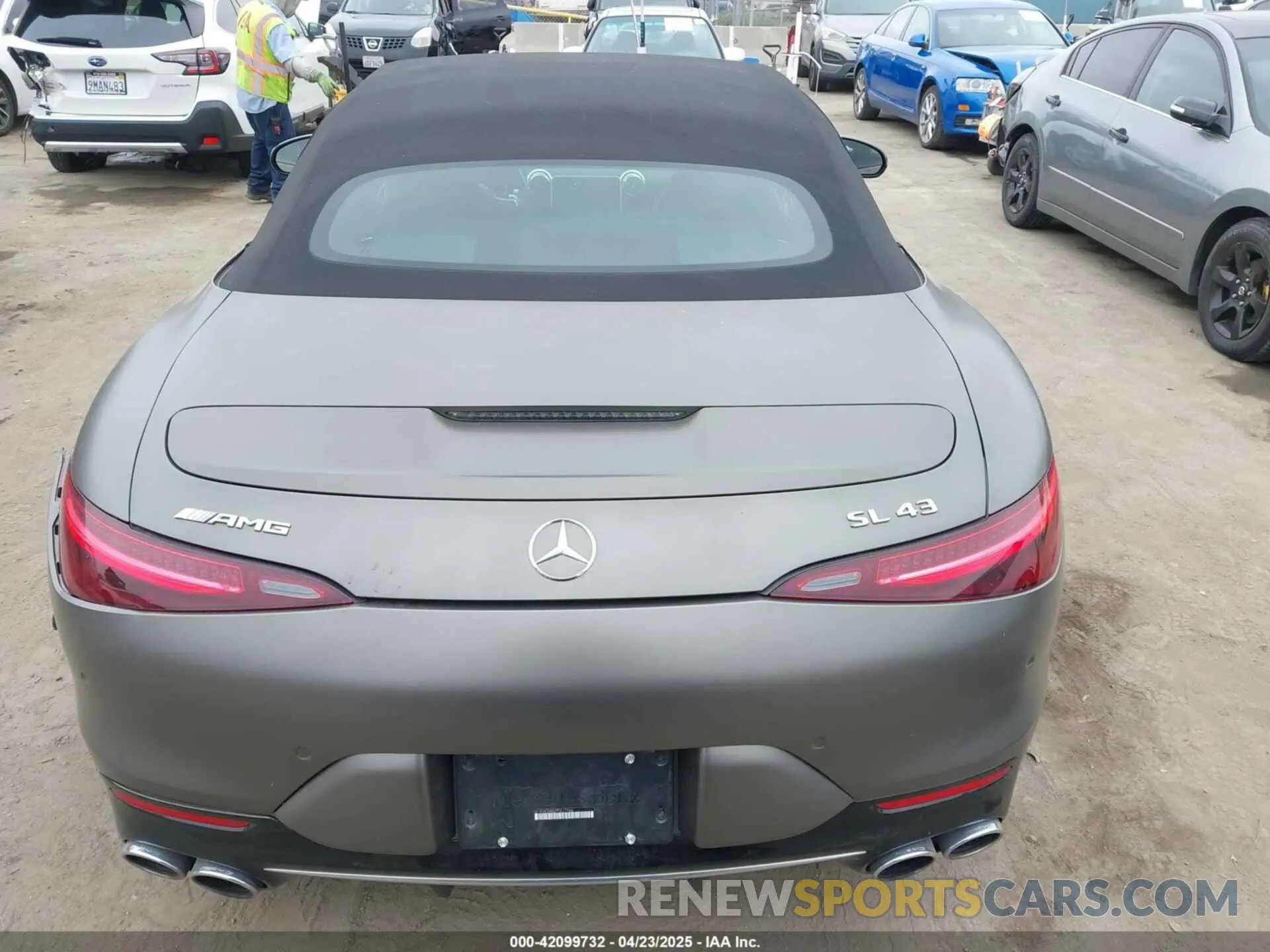 16 fotografías del automóvil dañado W1KVK5AB3PF017966 MERCEDES-BENZ AMG SL 43 2023