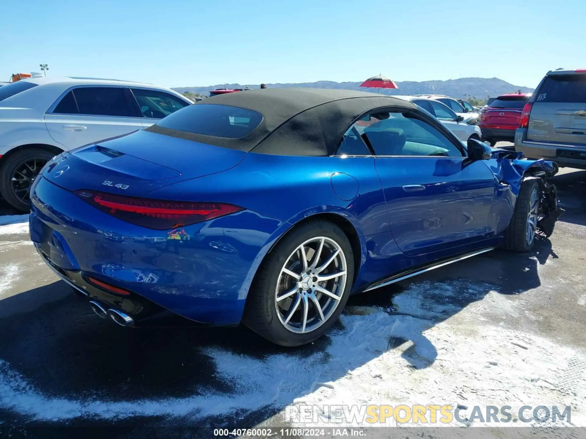 4 fotografías del automóvil dañado W1KVK5AB7PF017100 MERCEDES-BENZ AMG SL 43 2023