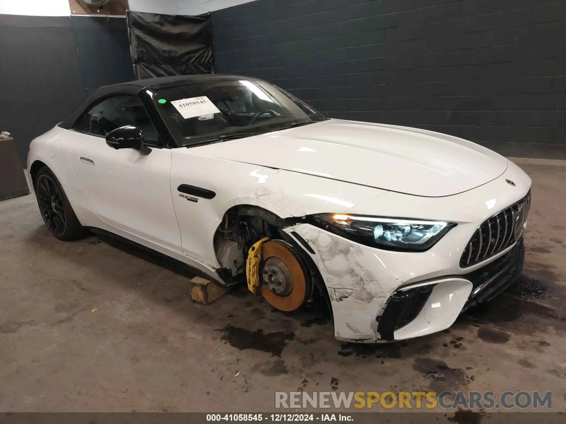 1 fotografías del automóvil dañado W1KVK8AB2NF009047 MERCEDES-BENZ AMG SL 55 2022