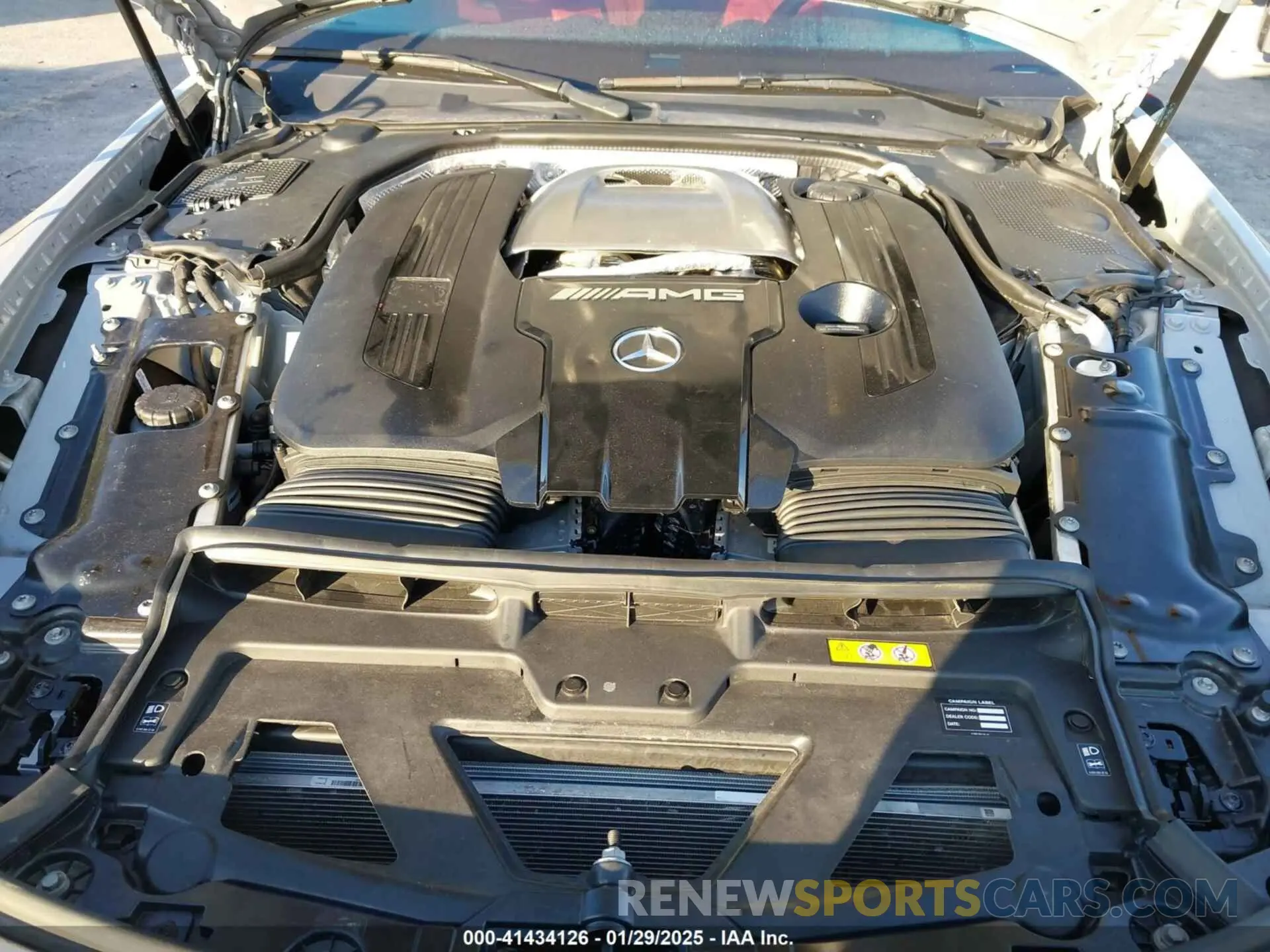 10 fotografías del automóvil dañado W1KVK8AB3NF005086 MERCEDES-BENZ AMG SL 55 2022