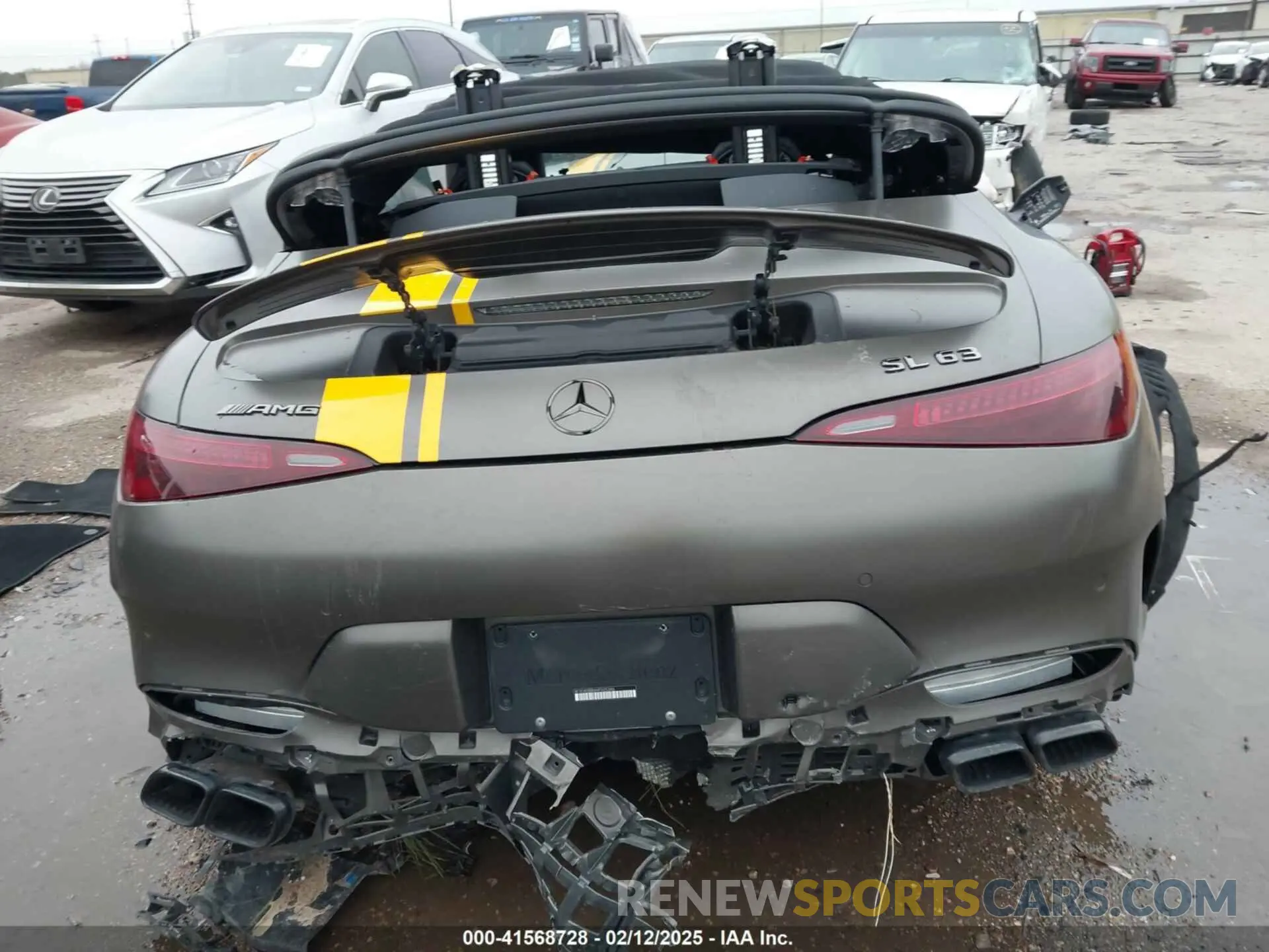 16 fotografías del automóvil dañado W1KVK8BB6NF005386 MERCEDES-BENZ AMG SL 63 2022