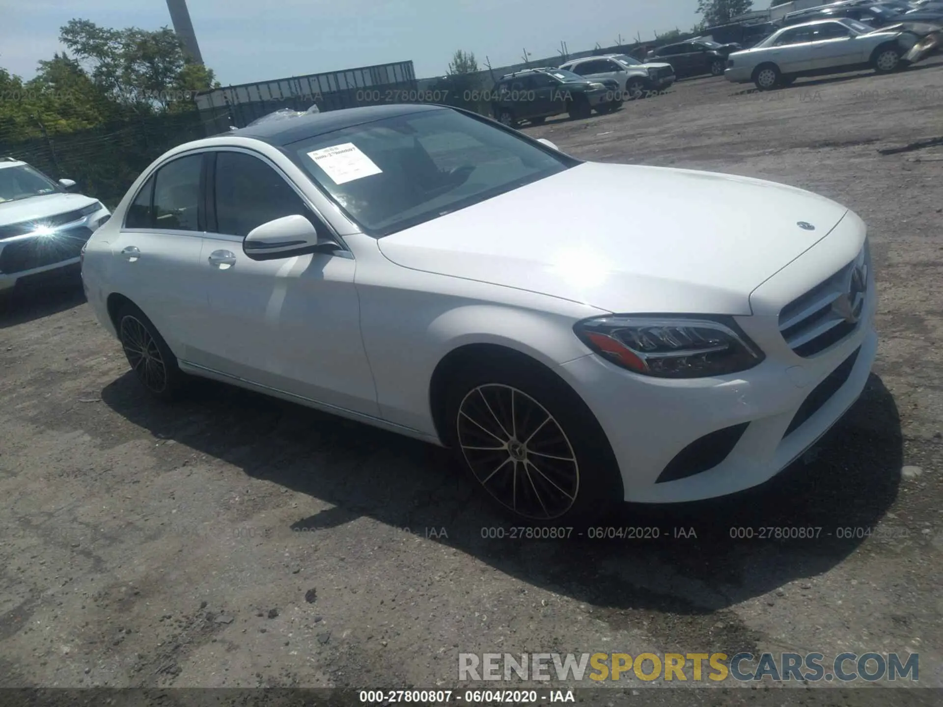 1 fotografías del automóvil dañado 55SWF8EB7KU306651 MERCEDES-BENZ C 2019