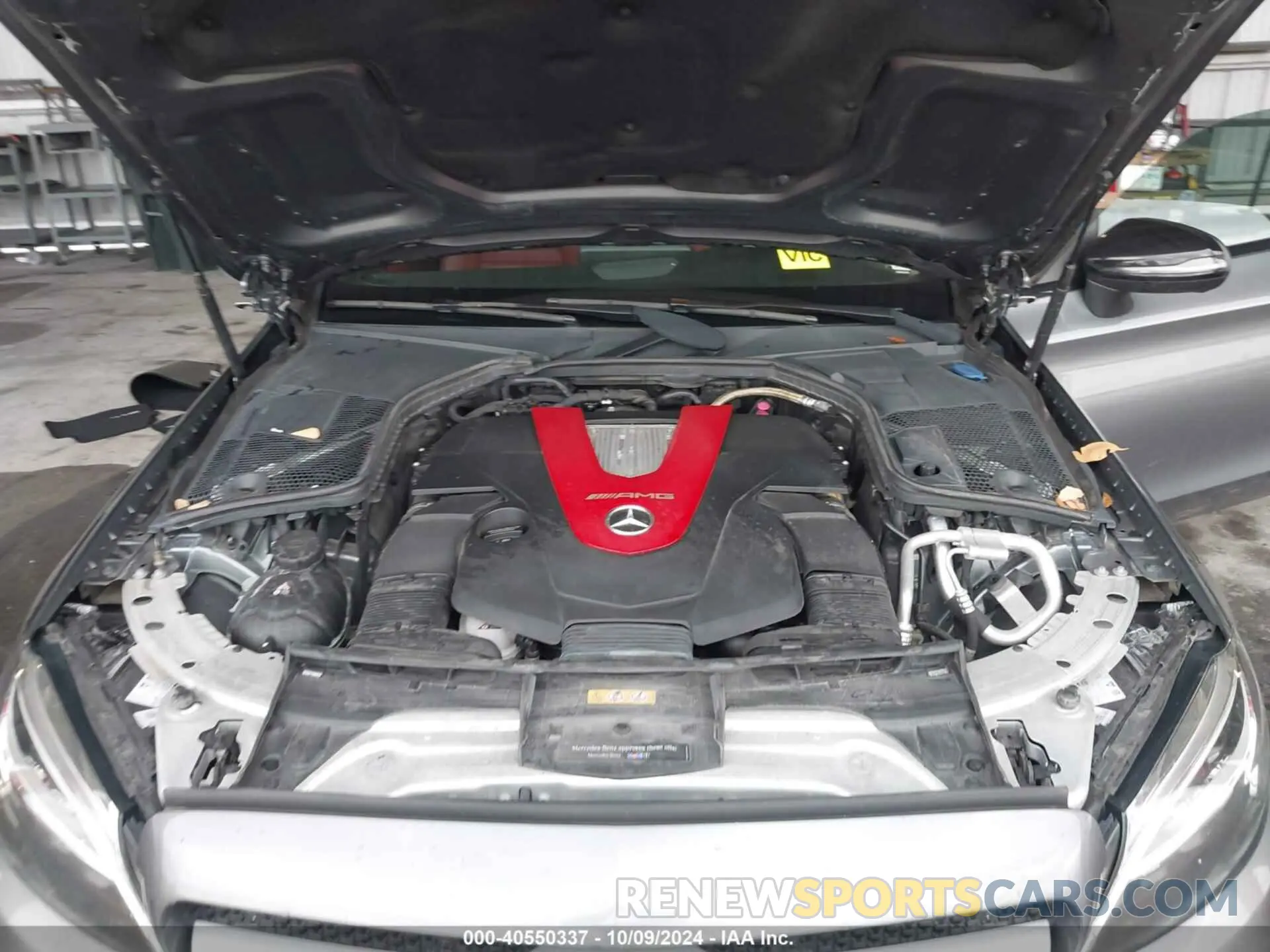10 fotografías del automóvil dañado WDDWJ6EBXKF797173 MERCEDES-BENZ C 2019