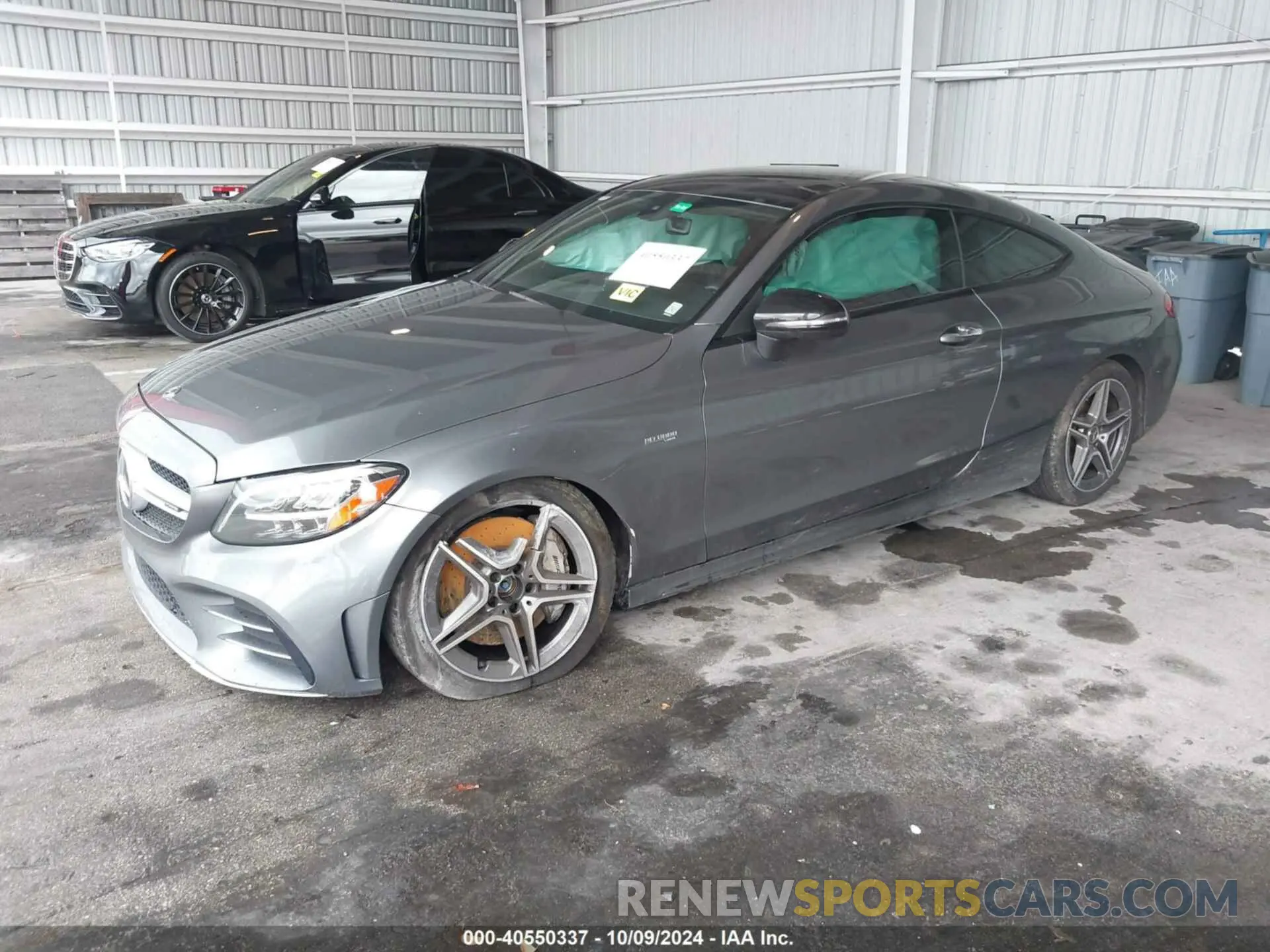 2 fotografías del automóvil dañado WDDWJ6EBXKF797173 MERCEDES-BENZ C 2019