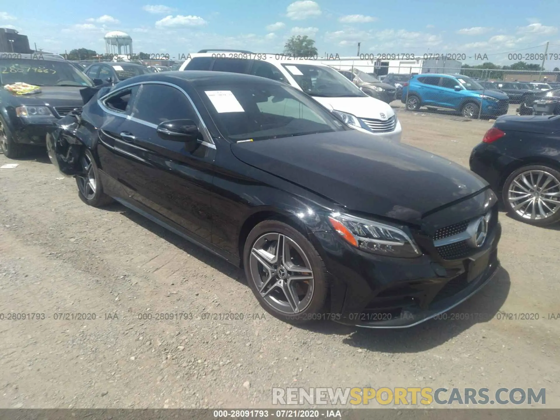 1 fotografías del automóvil dañado WDDWJ8EB0KF829981 MERCEDES-BENZ C 2019