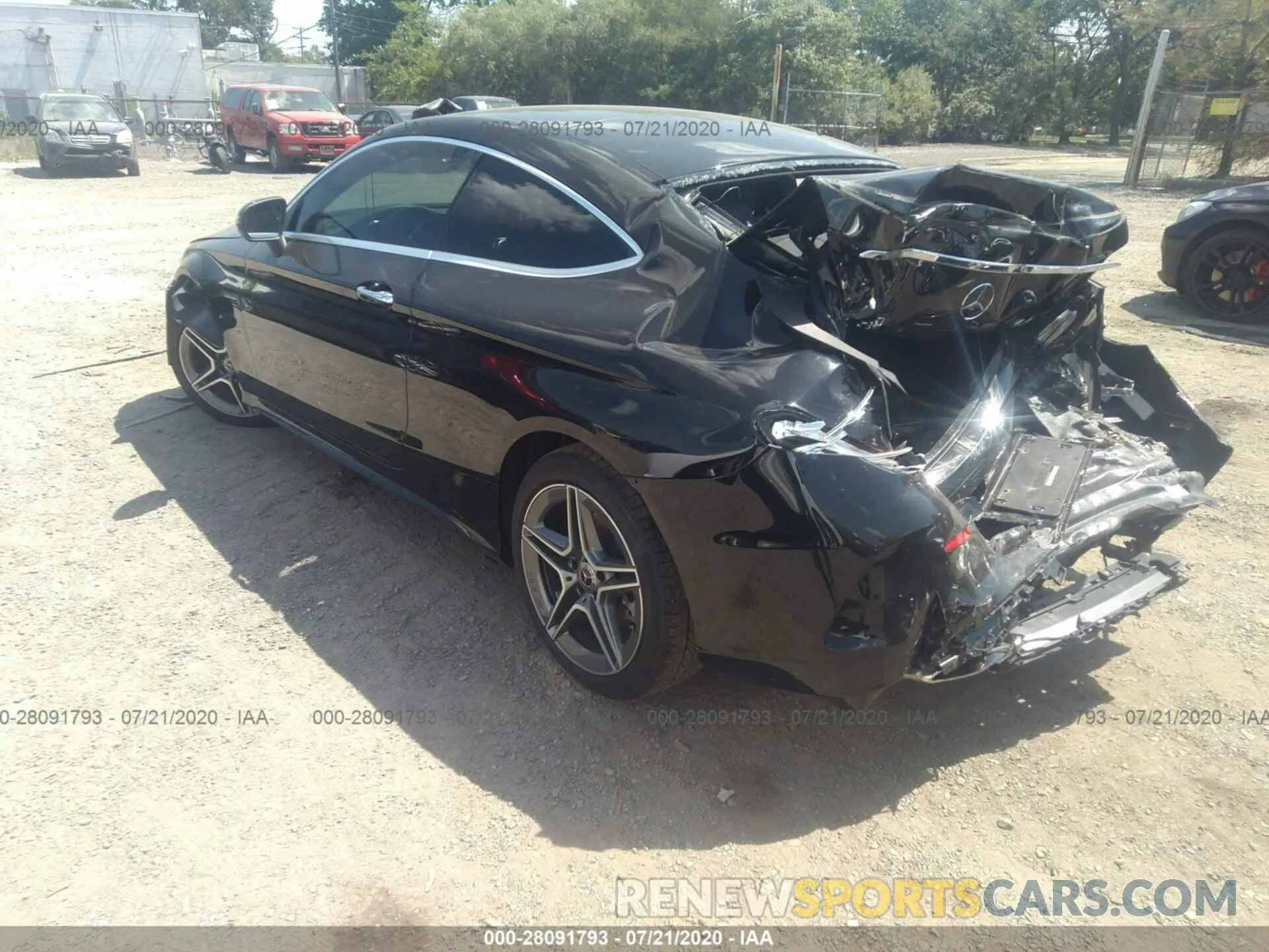 3 fotografías del automóvil dañado WDDWJ8EB0KF829981 MERCEDES-BENZ C 2019