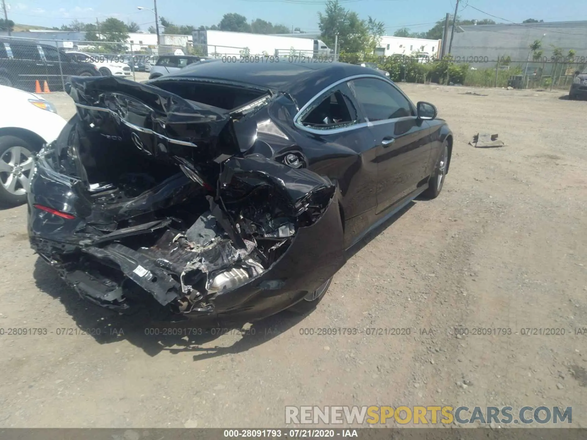 4 fotografías del automóvil dañado WDDWJ8EB0KF829981 MERCEDES-BENZ C 2019
