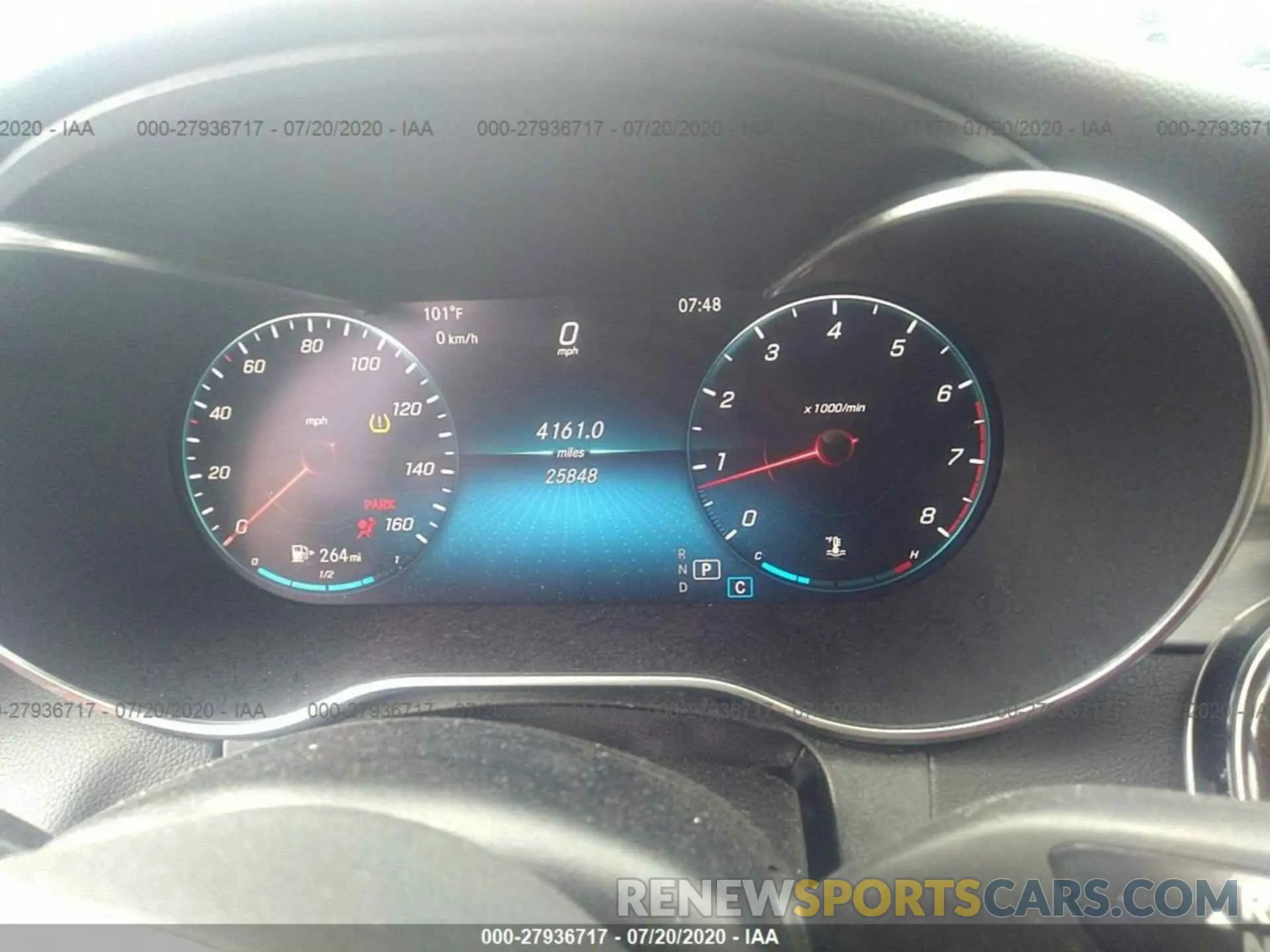 7 fotografías del automóvil dañado WDDWJ8EB1KF773758 MERCEDES-BENZ C 2019