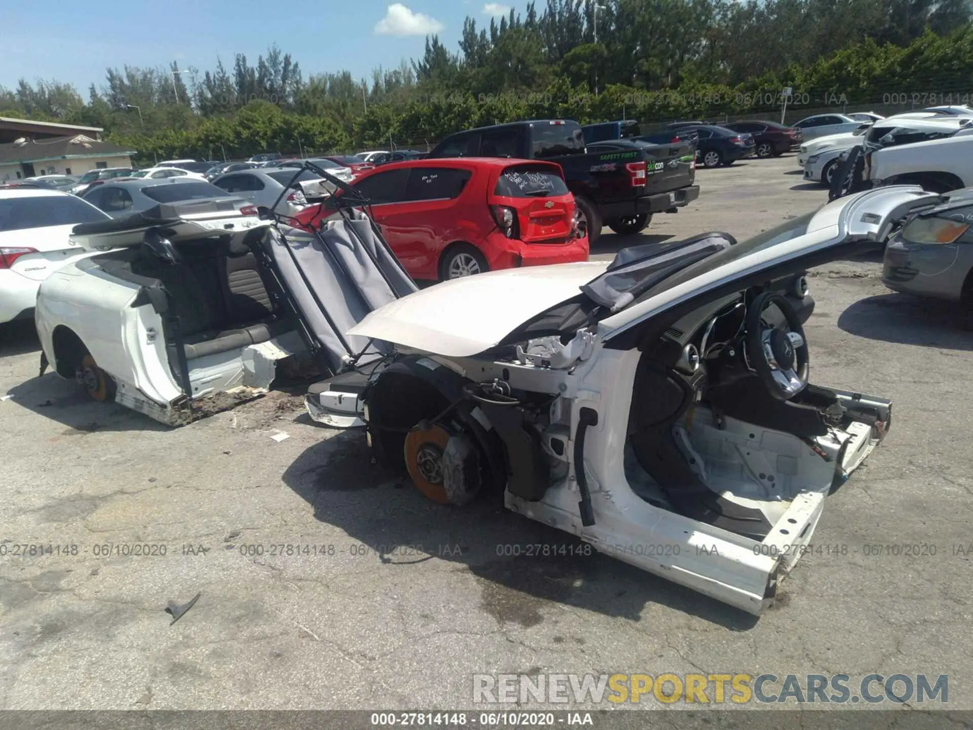 1 fotografías del automóvil dañado WDDWK6EB2KF805425 MERCEDES-BENZ C 2019
