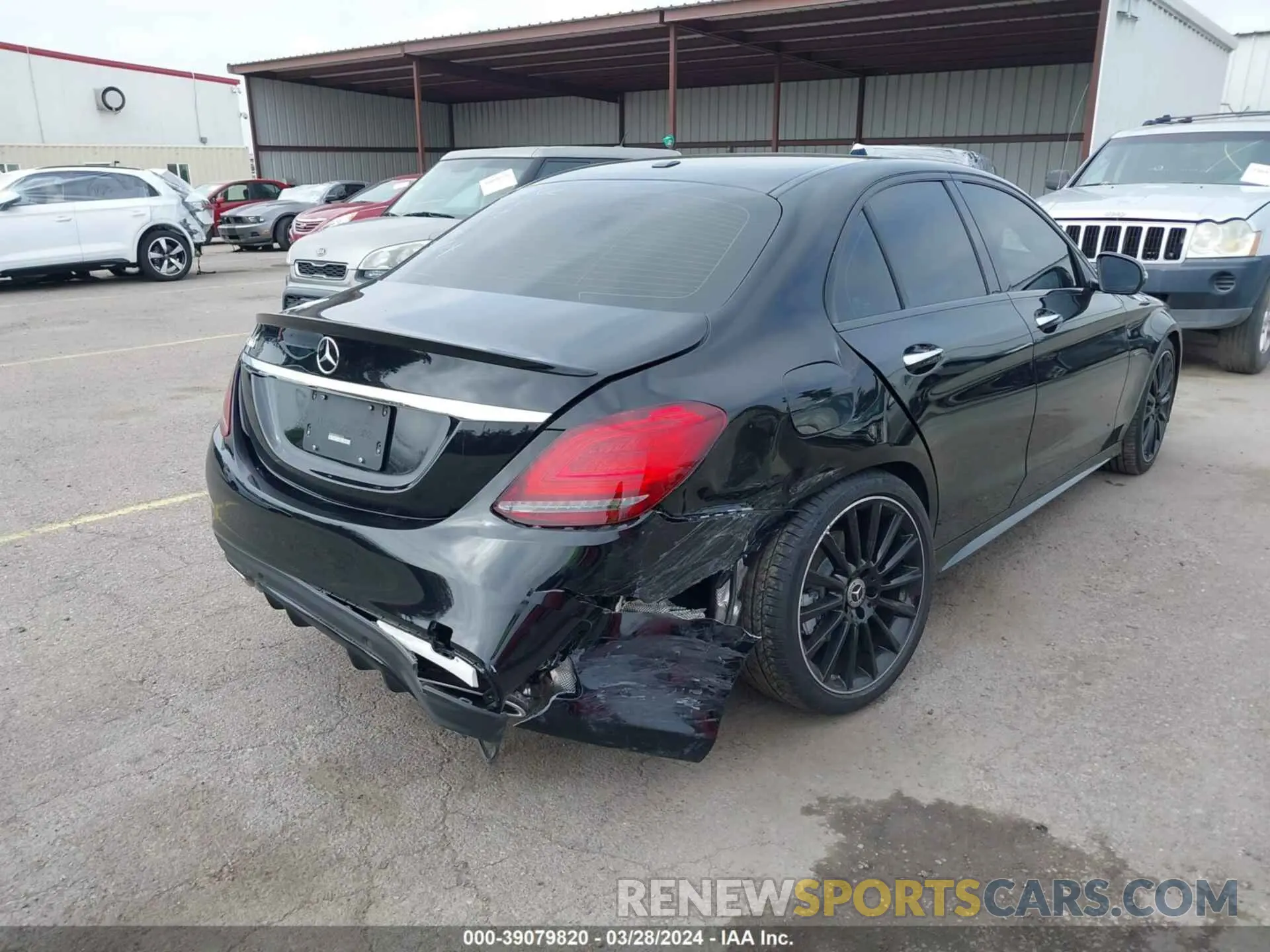 6 fotografías del automóvil dañado W1KWF8DB0MR643006 MERCEDES-BENZ C 2021