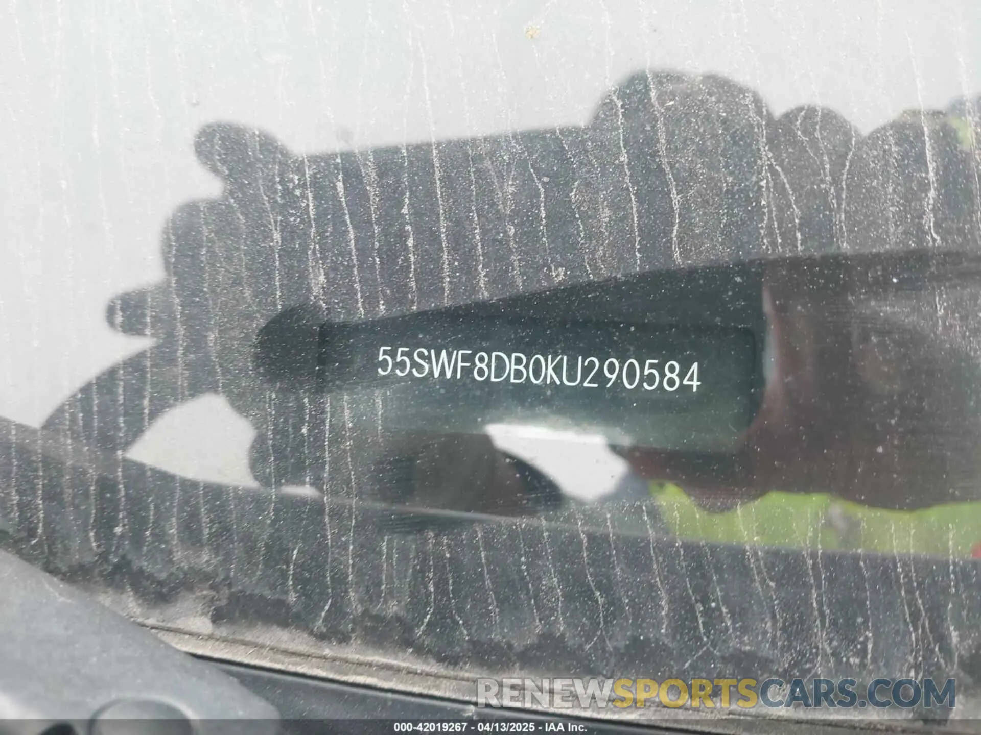 9 fotografías del automóvil dañado 55SWF8DB0KU290584 MERCEDES-BENZ C 300 2019