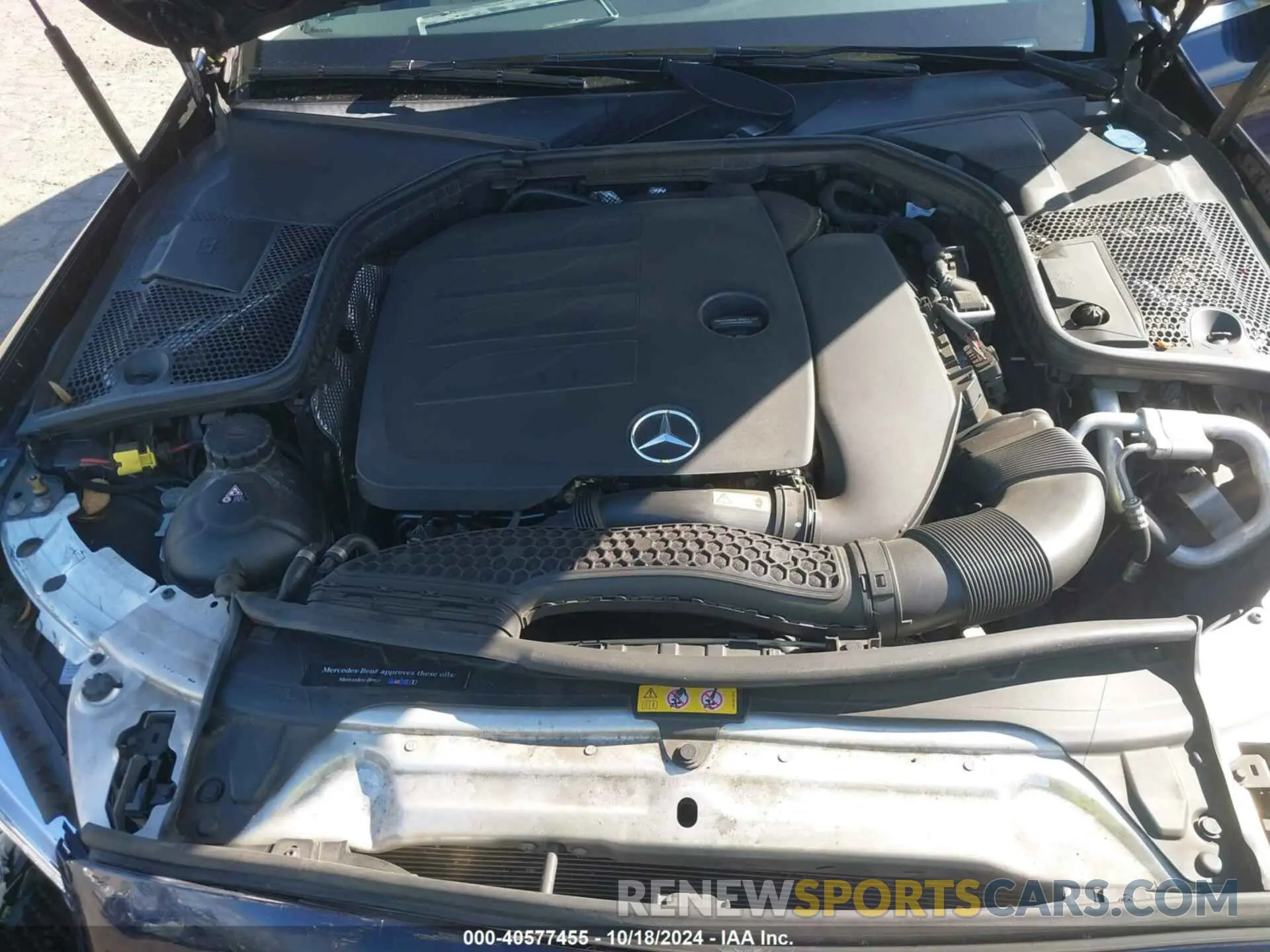 10 fotografías del automóvil dañado 55SWF8DB1KU306761 MERCEDES-BENZ C 300 2019