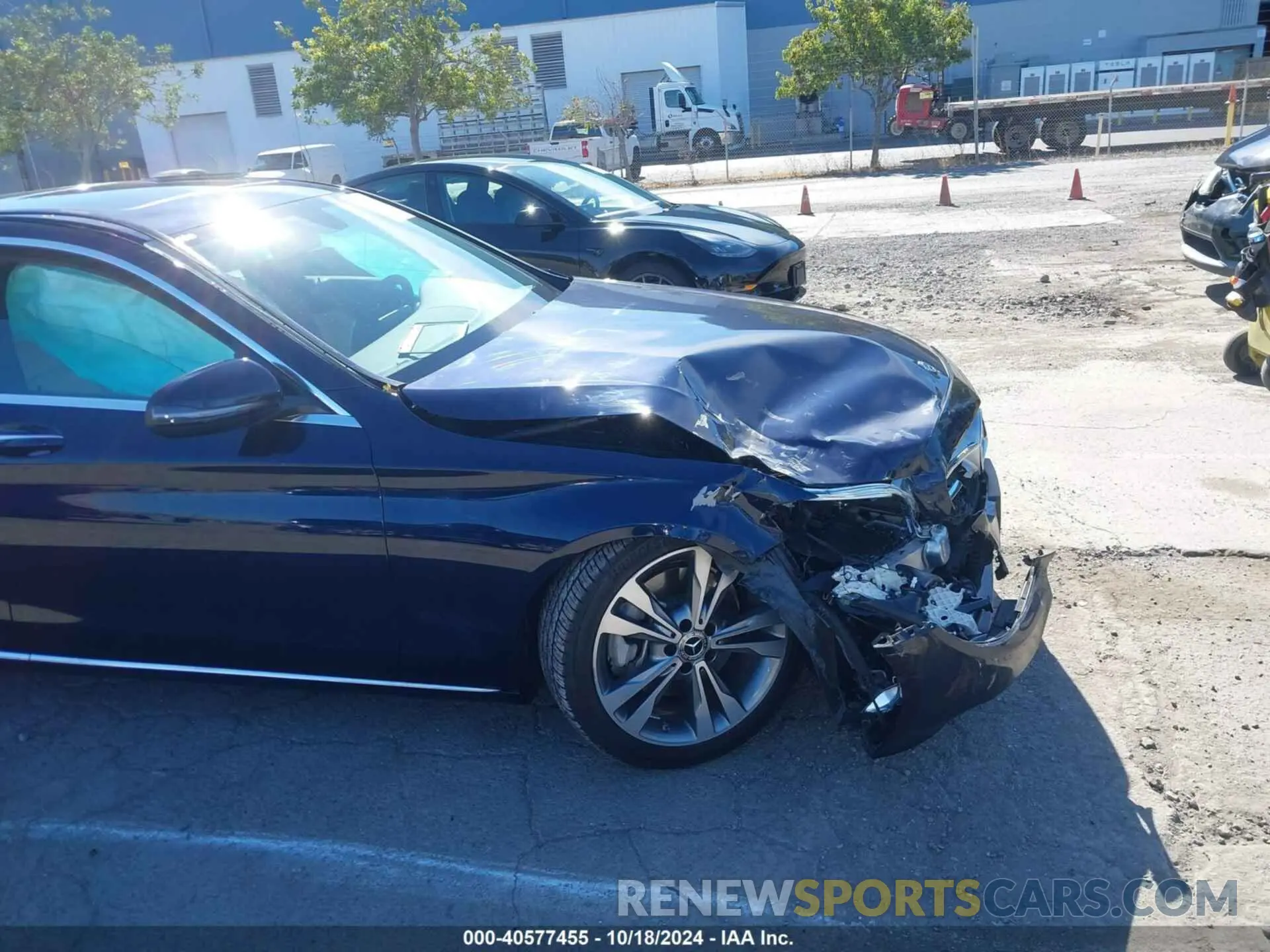 6 fotografías del automóvil dañado 55SWF8DB1KU306761 MERCEDES-BENZ C 300 2019