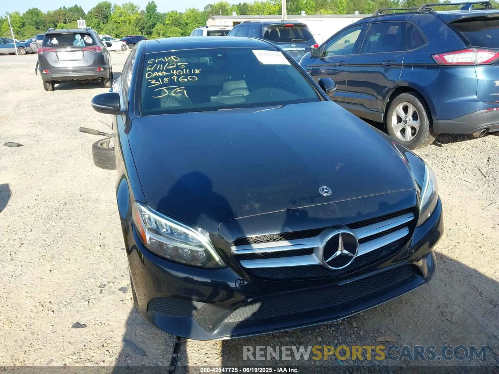 12 fotografías del automóvil dañado 55SWF8DB1KU318960 MERCEDES-BENZ C 300 2019