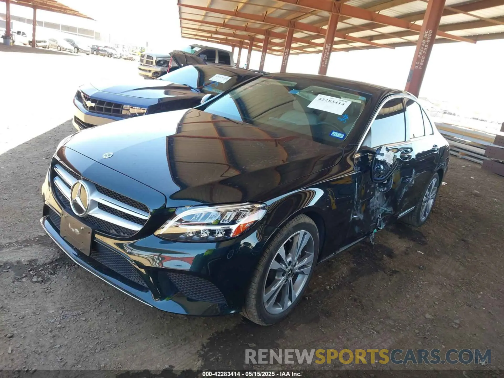 6 fotografías del automóvil dañado 55SWF8DB2KU297097 MERCEDES-BENZ C 300 2019