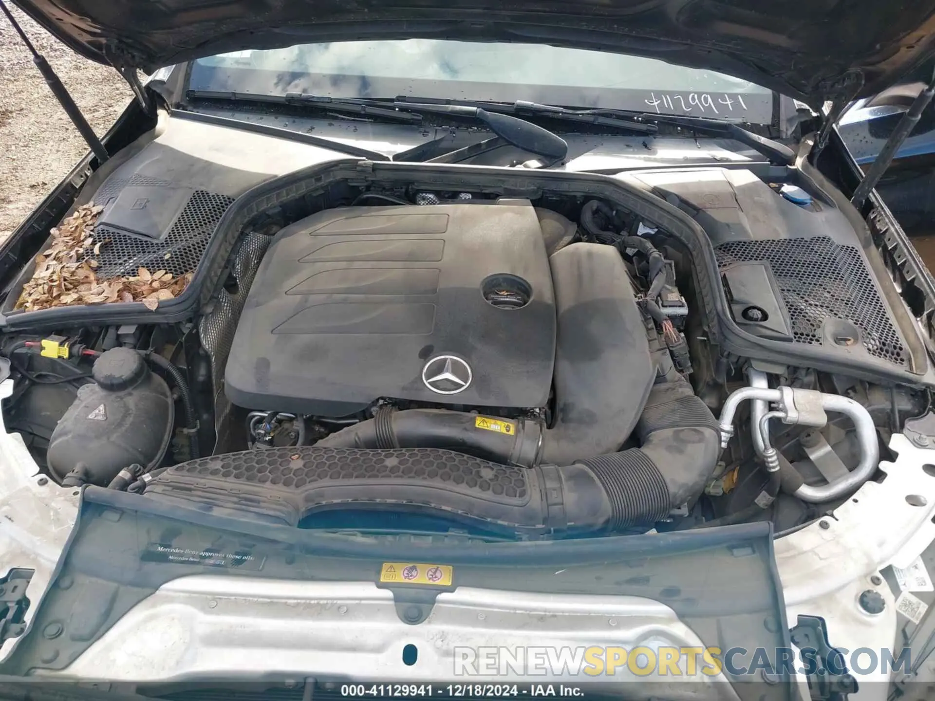 10 fotografías del automóvil dañado 55SWF8DB2KU297228 MERCEDES-BENZ C 300 2019