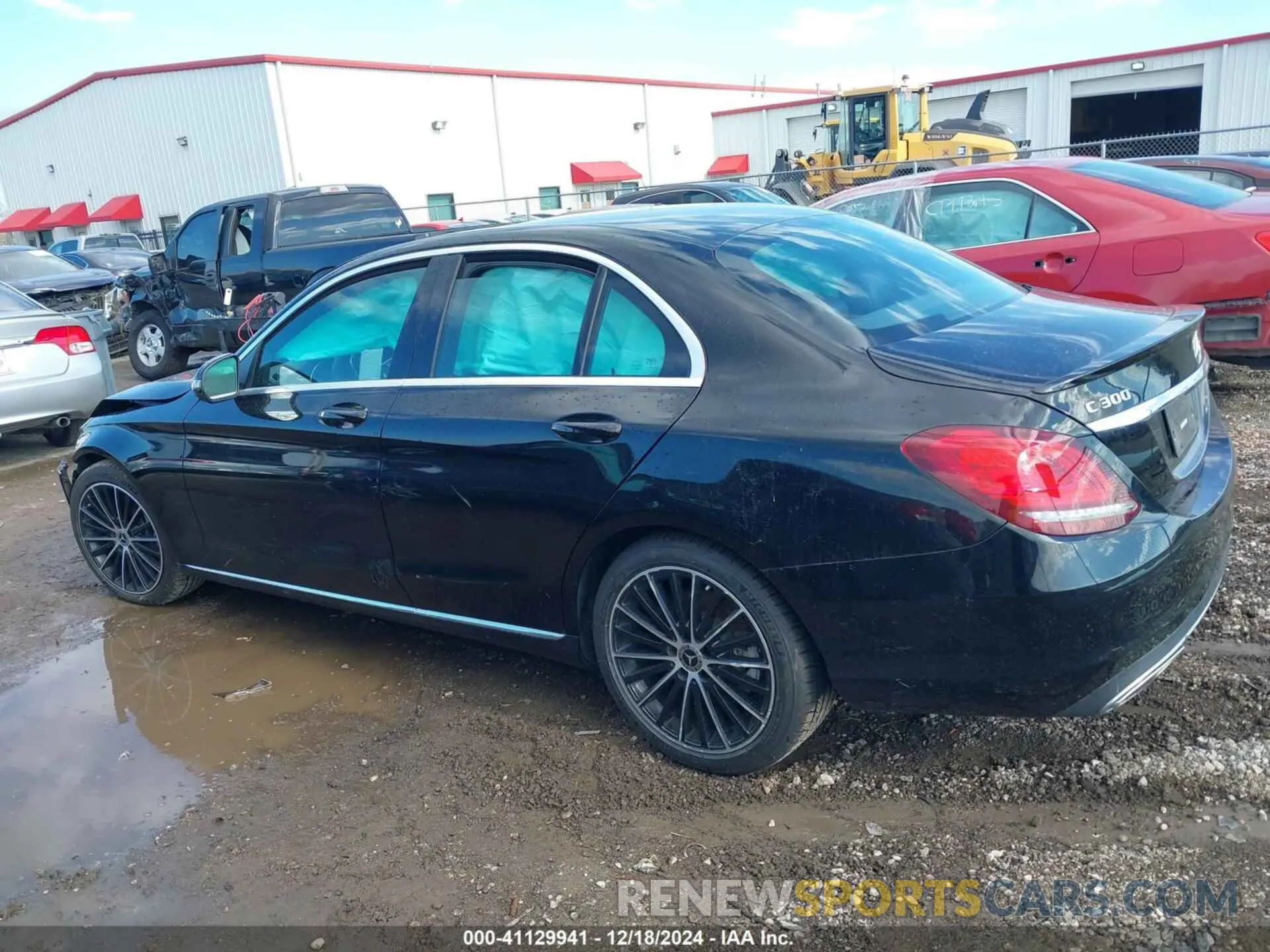 13 fotografías del automóvil dañado 55SWF8DB2KU297228 MERCEDES-BENZ C 300 2019