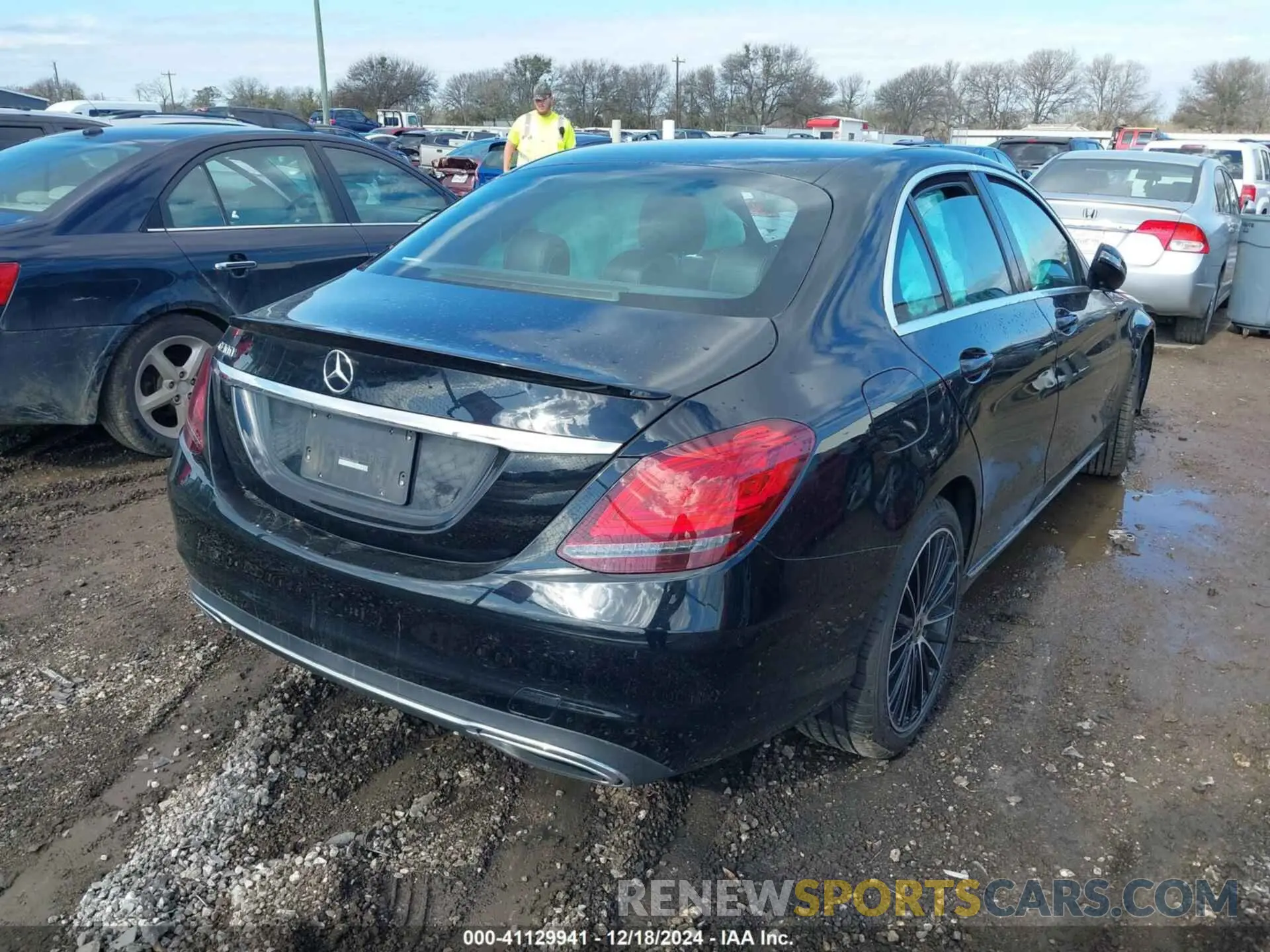 4 fotografías del automóvil dañado 55SWF8DB2KU297228 MERCEDES-BENZ C 300 2019