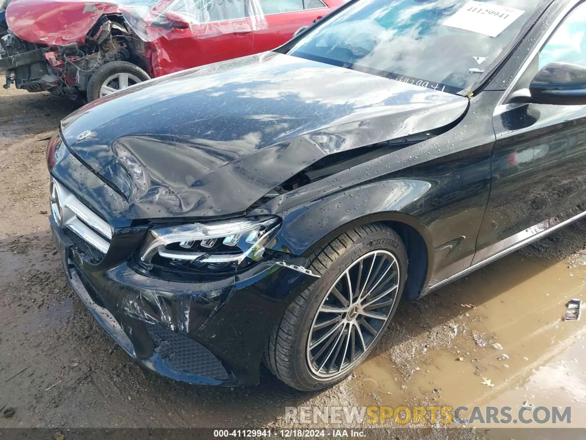 6 fotografías del automóvil dañado 55SWF8DB2KU297228 MERCEDES-BENZ C 300 2019
