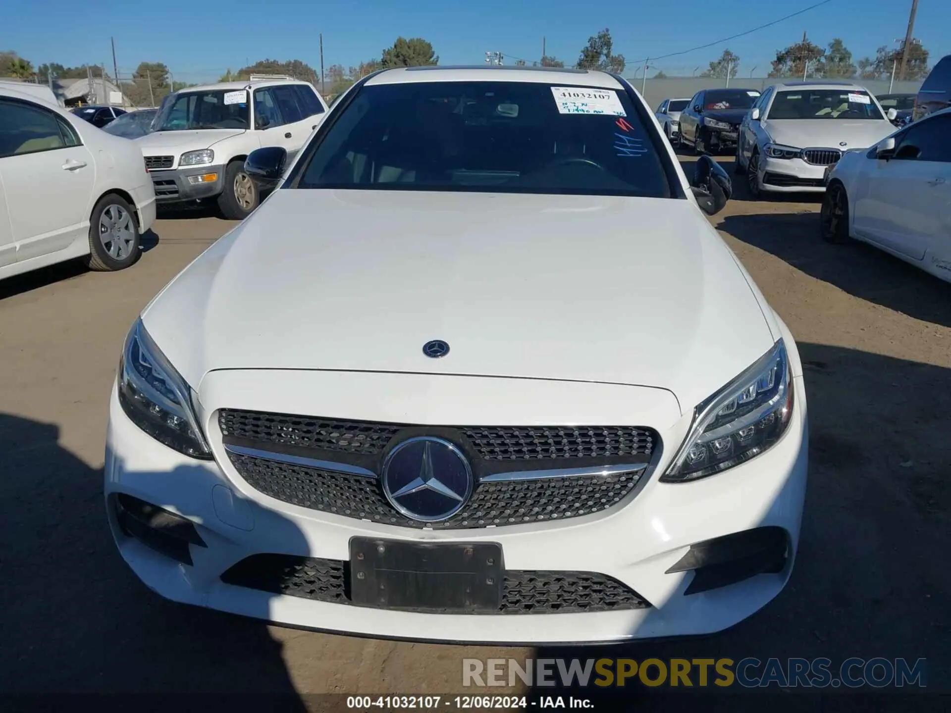 12 fotografías del automóvil dañado 55SWF8DB3KU291793 MERCEDES-BENZ C 300 2019