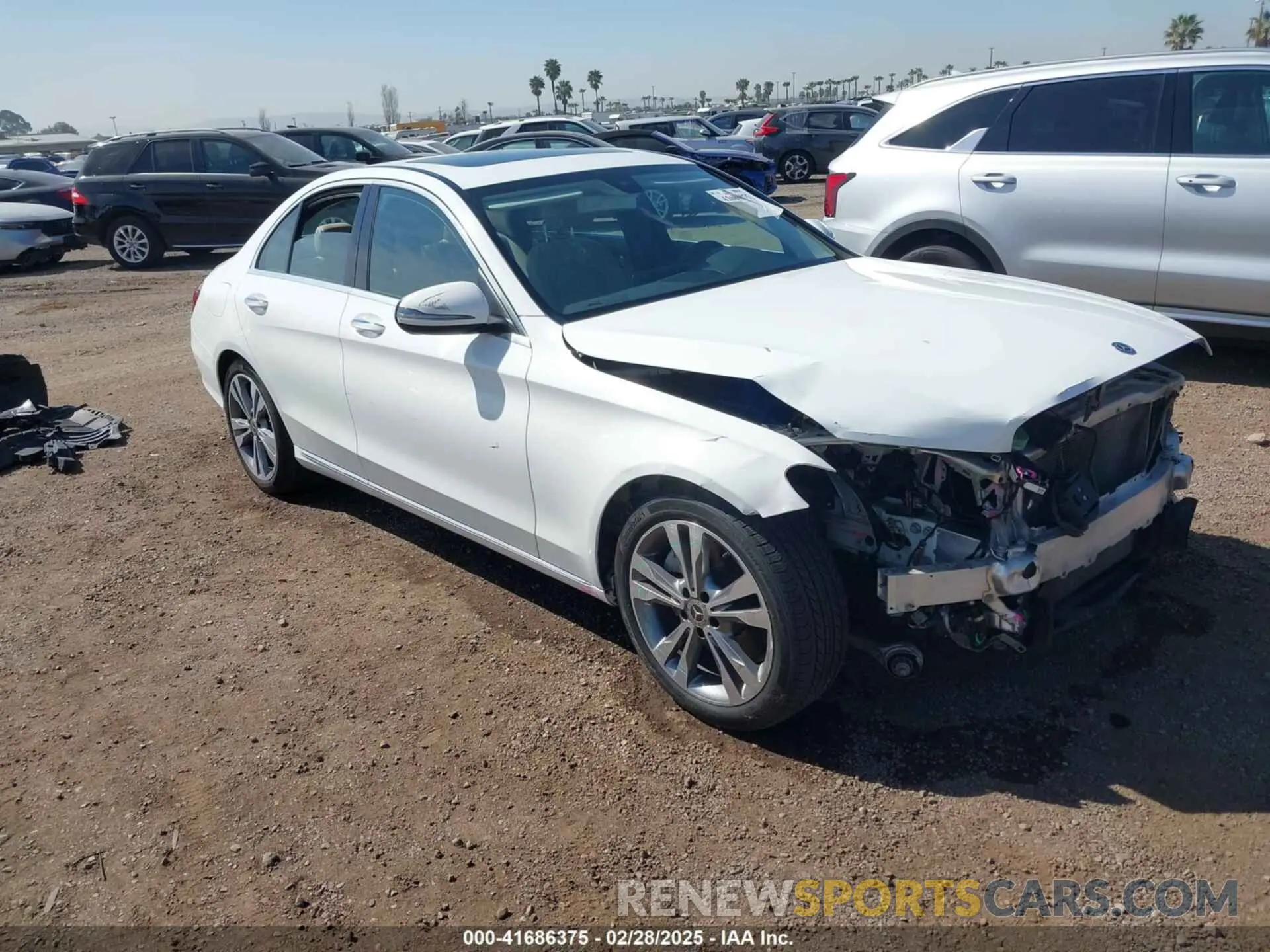 1 fotografías del automóvil dañado 55SWF8DB4KU312604 MERCEDES-BENZ C 300 2019