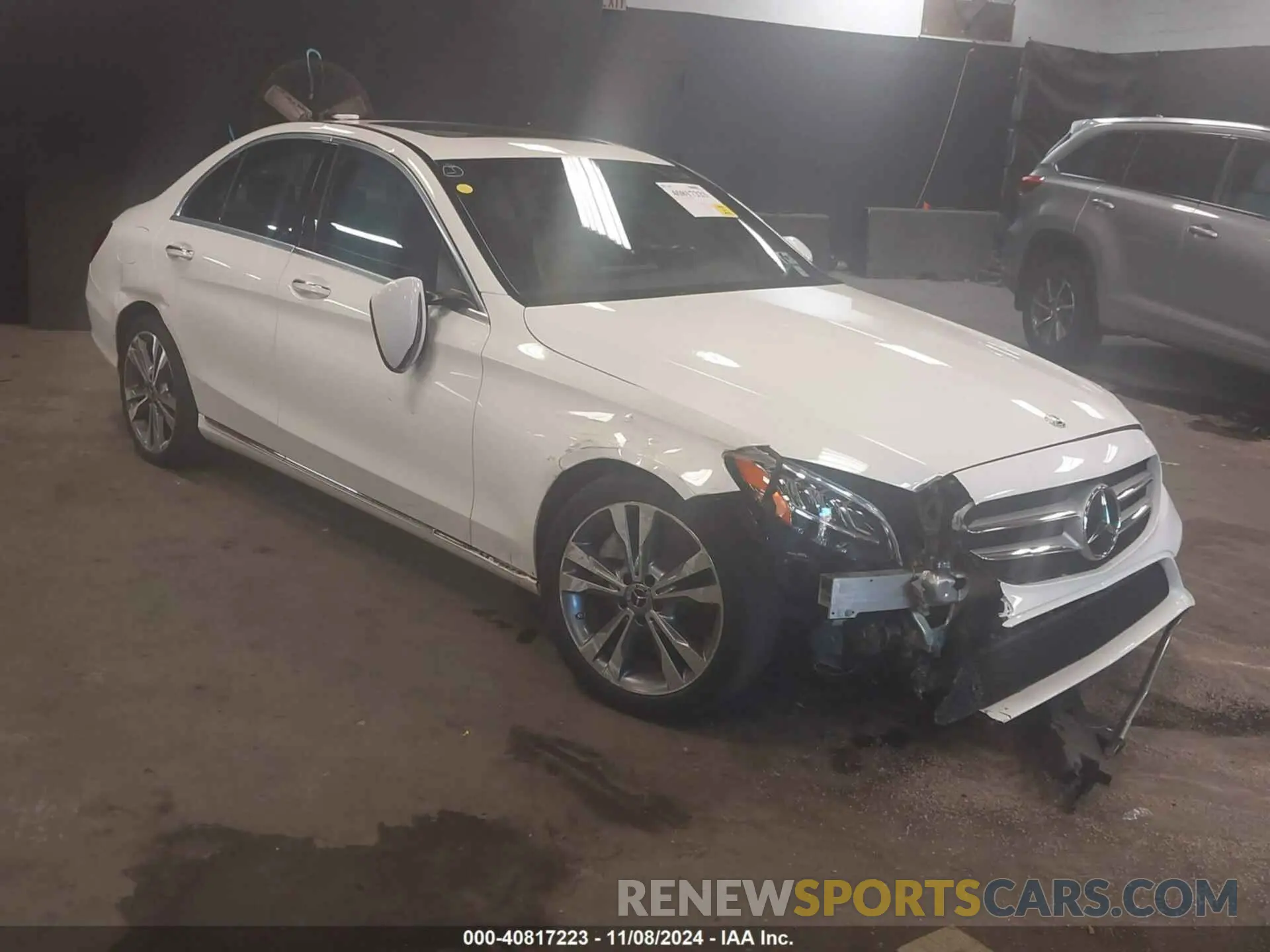 1 fotografías del automóvil dañado 55SWF8DB5KU301319 MERCEDES-BENZ C 300 2019