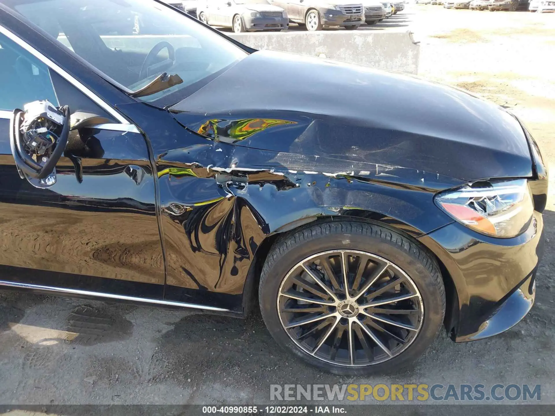 6 fotografías del automóvil dañado 55SWF8DB7KU316937 MERCEDES-BENZ C 300 2019