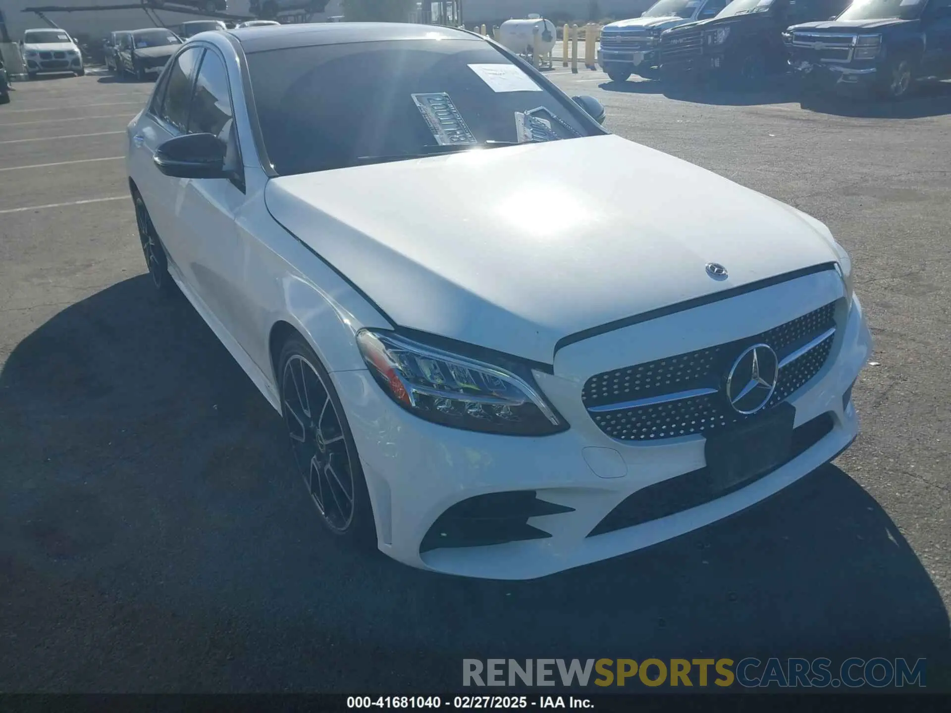 1 fotografías del automóvil dañado 55SWF8DB8KU294043 MERCEDES-BENZ C 300 2019
