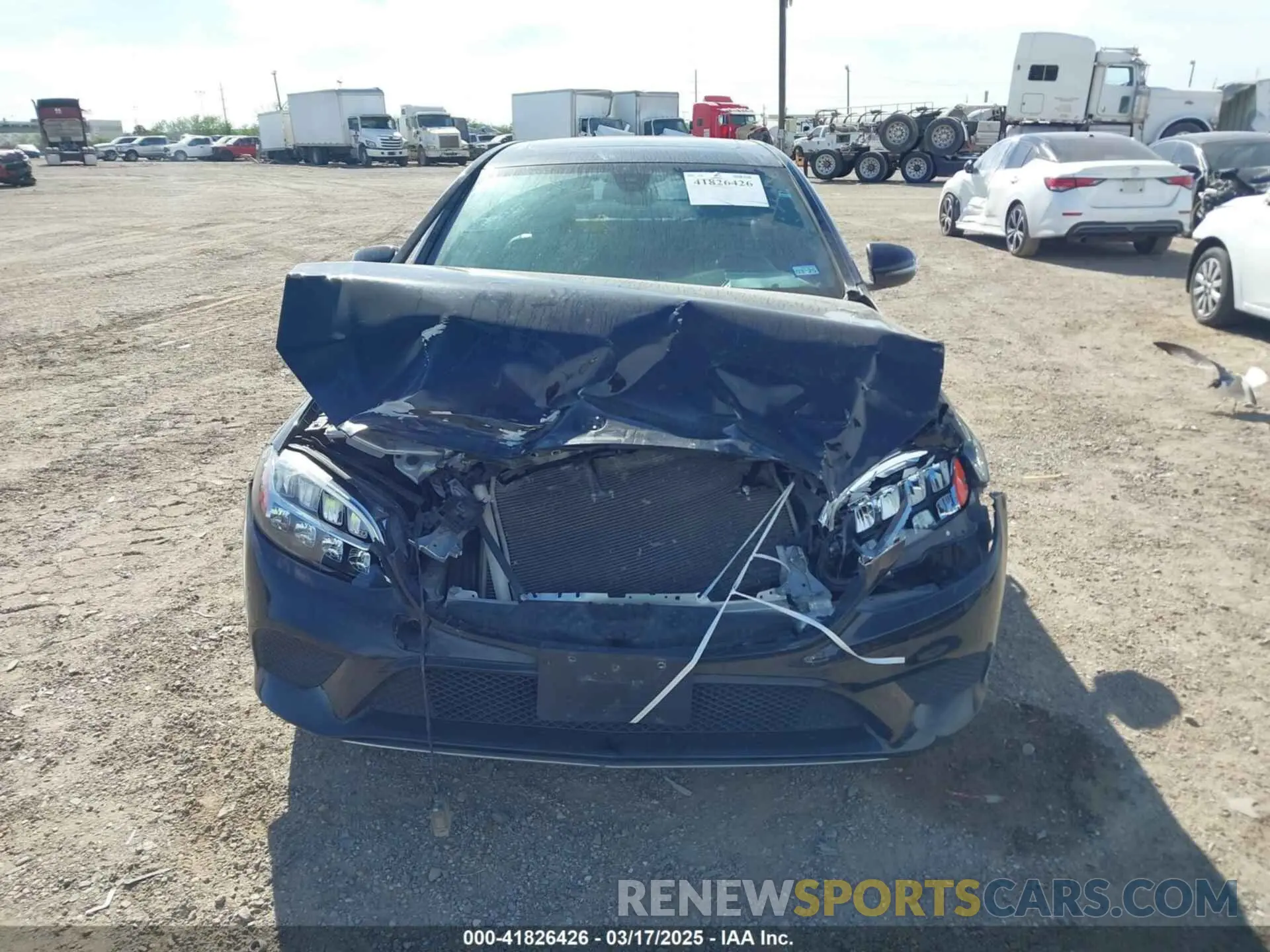 11 fotografías del automóvil dañado 55SWF8DB9KU300688 MERCEDES-BENZ C 300 2019