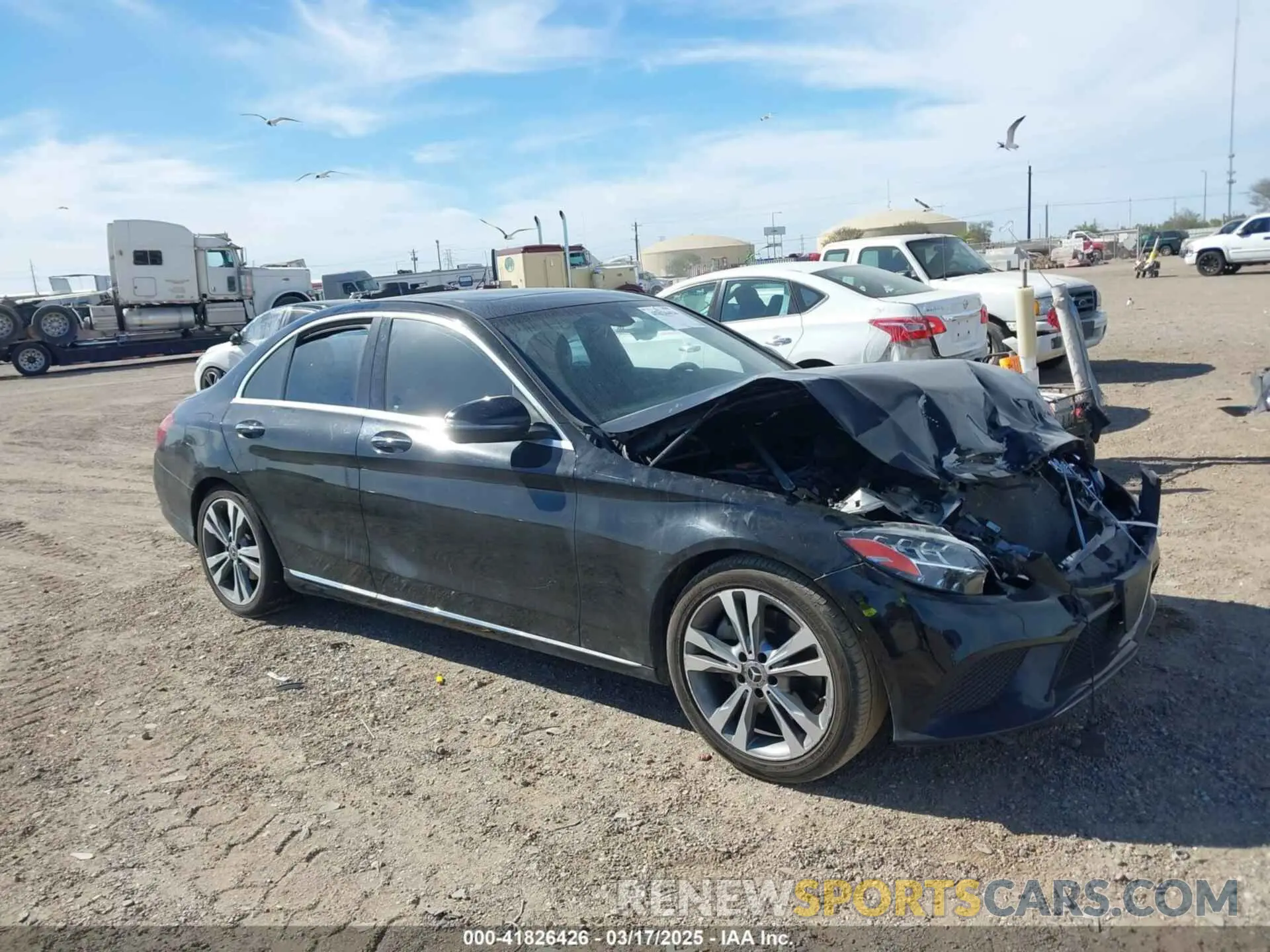 12 fotografías del automóvil dañado 55SWF8DB9KU300688 MERCEDES-BENZ C 300 2019