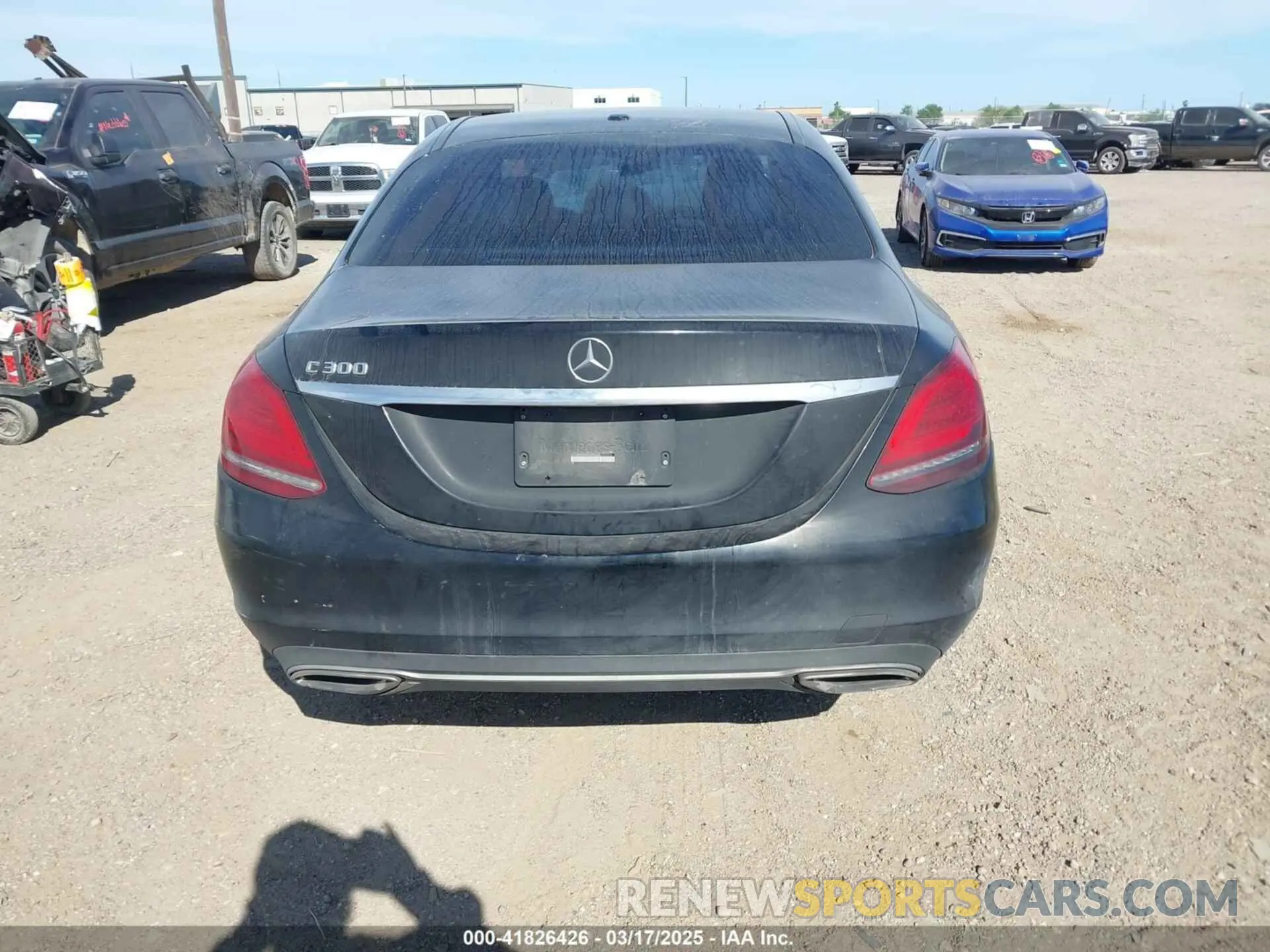 15 fotografías del automóvil dañado 55SWF8DB9KU300688 MERCEDES-BENZ C 300 2019