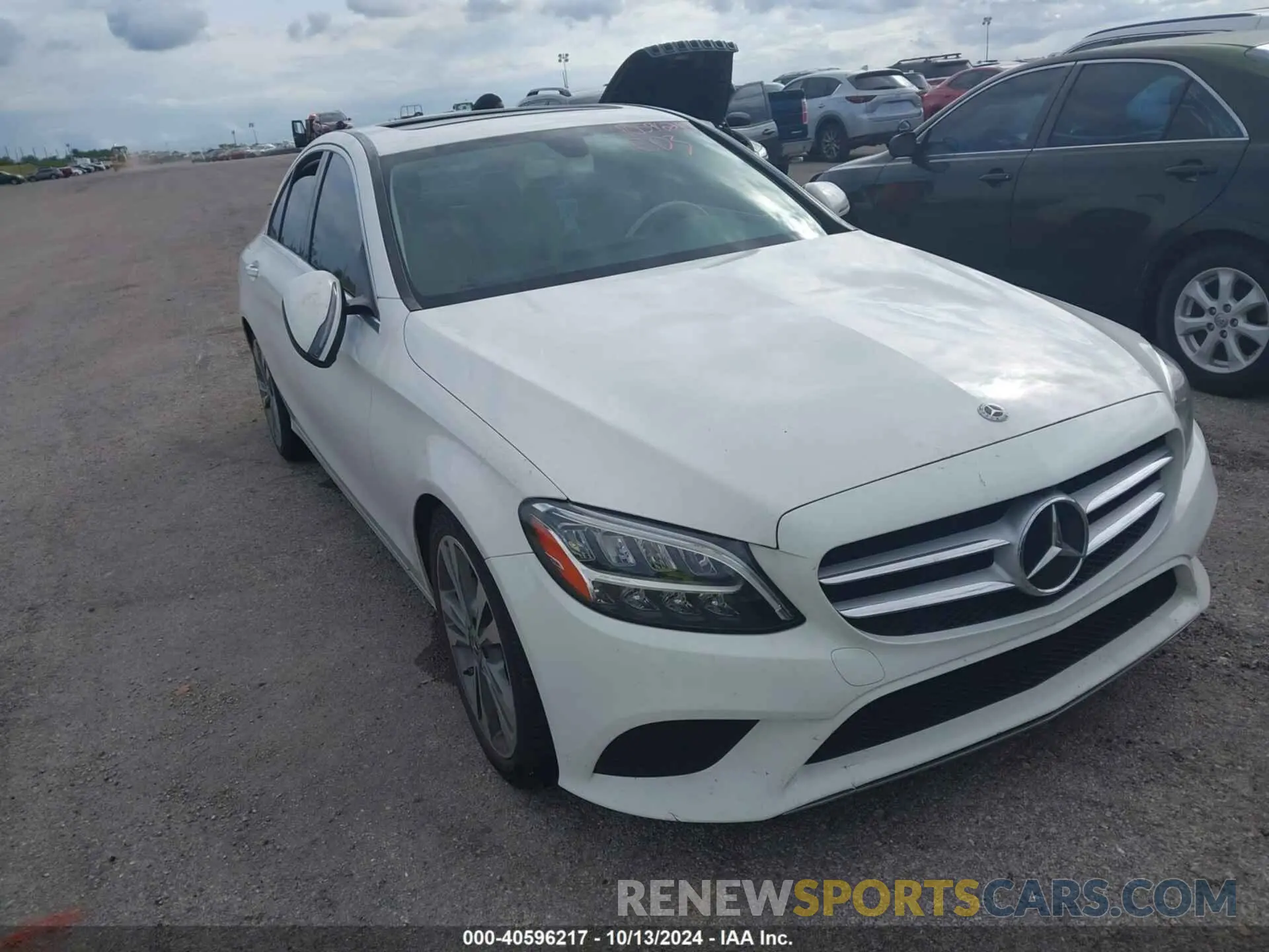 1 fotografías del automóvil dañado 55SWF8DB9KU311240 MERCEDES-BENZ C 300 2019