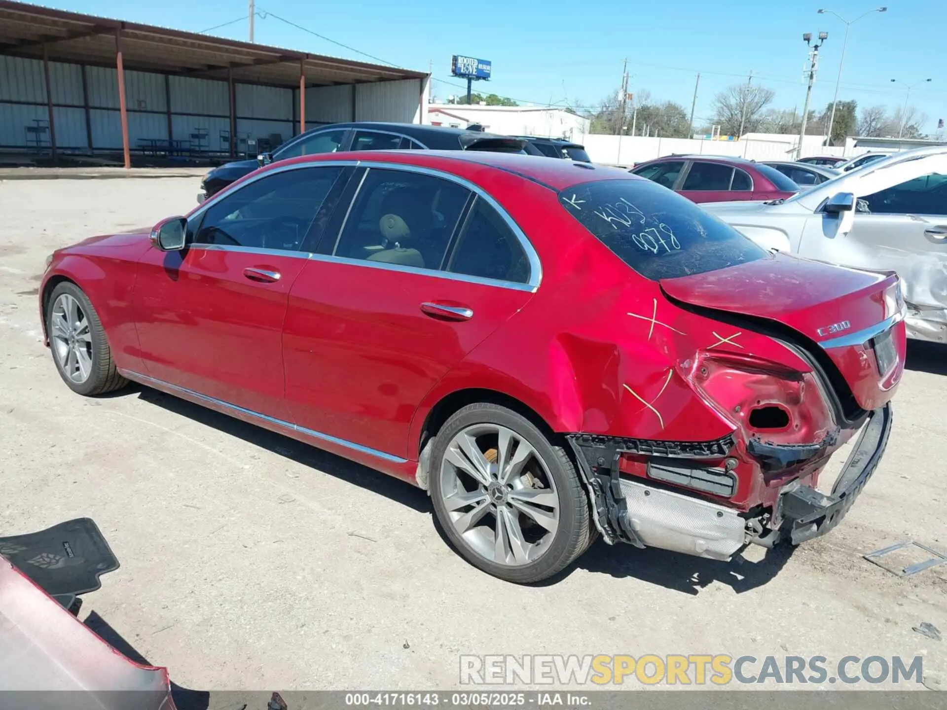 3 fotografías del automóvil dañado 55SWF8DBXKU310078 MERCEDES-BENZ C 300 2019