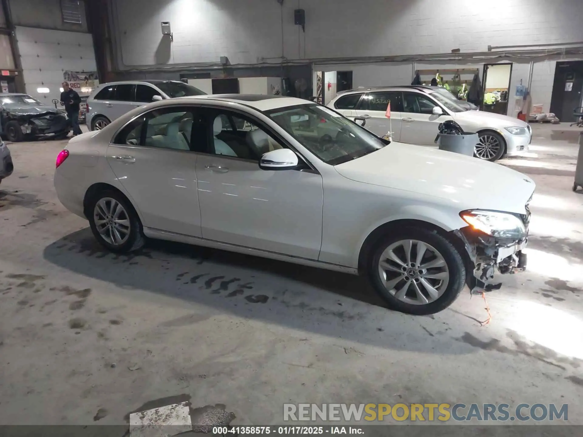 1 fotografías del automóvil dañado 55SWF8EB0KU286808 MERCEDES-BENZ C 300 2019
