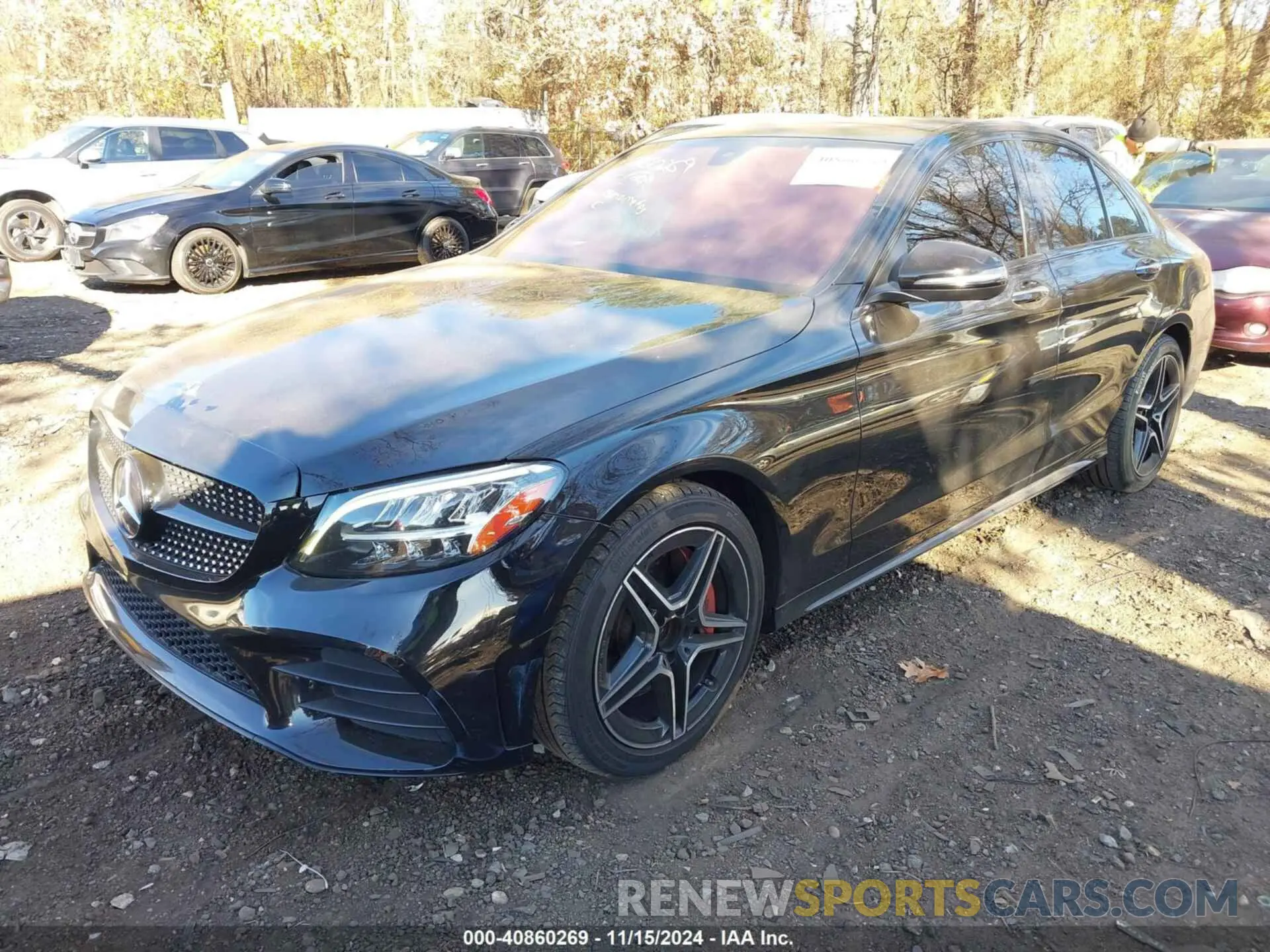 2 fotografías del automóvil dañado 55SWF8EB0KU305549 MERCEDES-BENZ C 300 2019