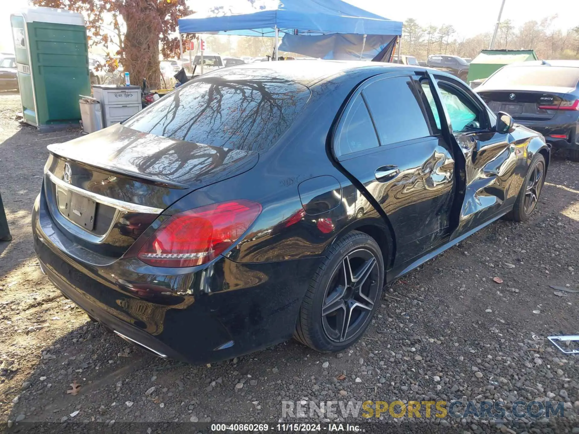 4 fotografías del automóvil dañado 55SWF8EB0KU305549 MERCEDES-BENZ C 300 2019