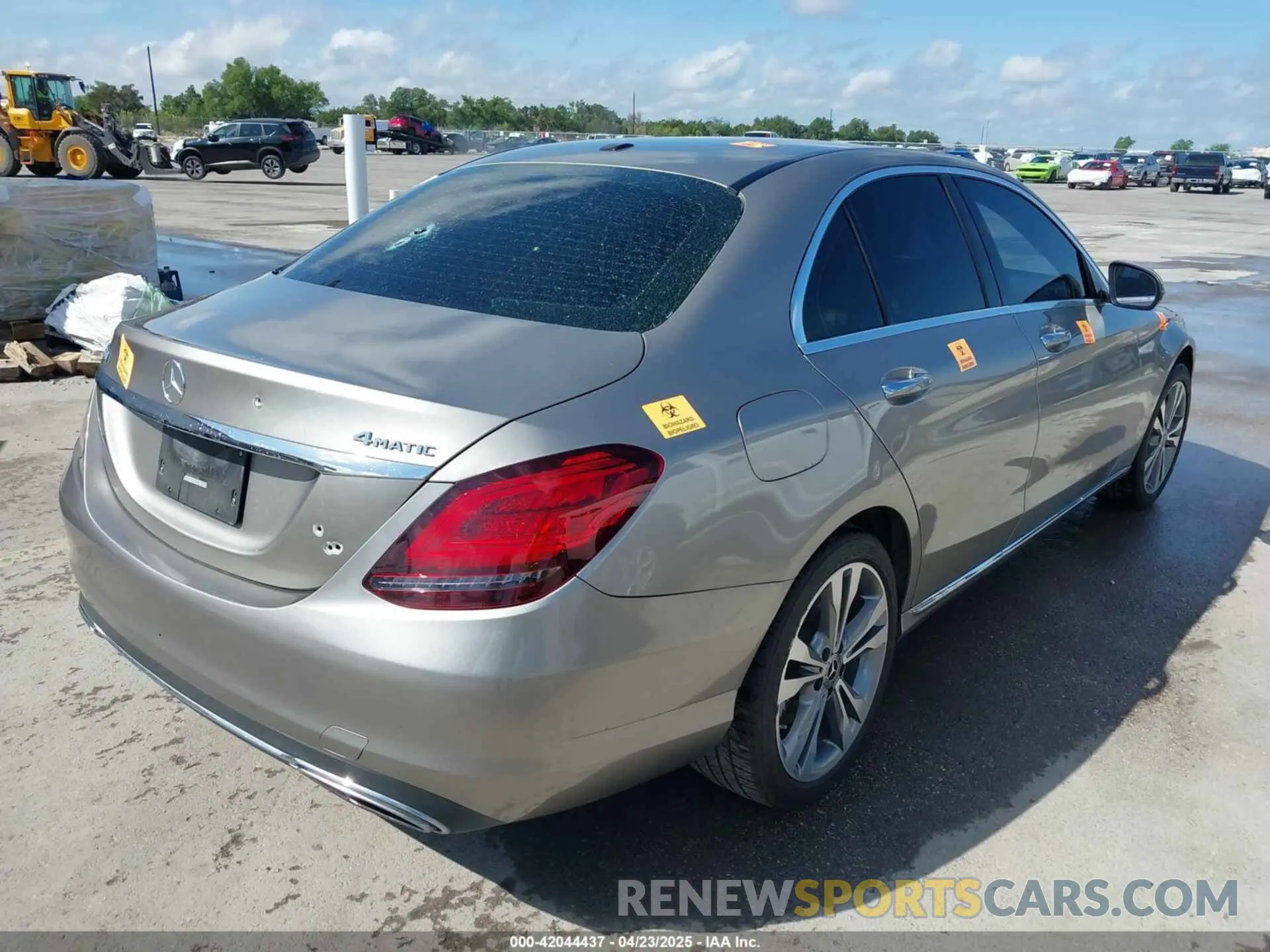 4 fotografías del automóvil dañado 55SWF8EB0KU314445 MERCEDES-BENZ C 300 2019