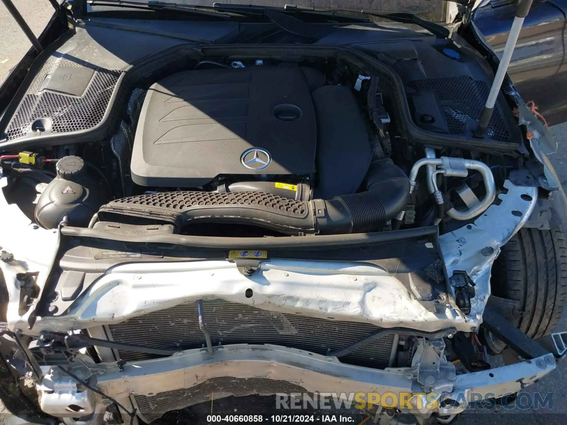 10 fotografías del automóvil dañado 55SWF8EB1KU285053 MERCEDES-BENZ C 300 2019