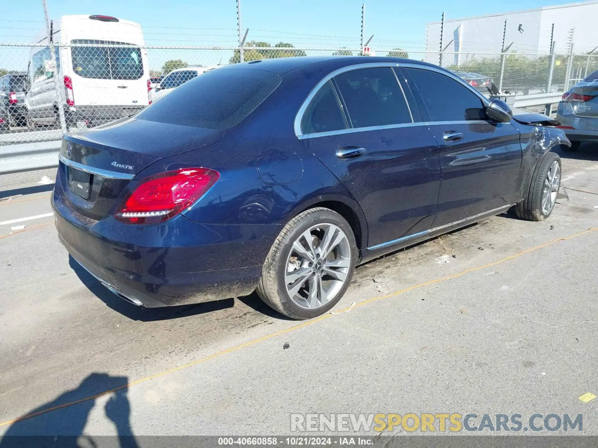 4 fotografías del automóvil dañado 55SWF8EB1KU285053 MERCEDES-BENZ C 300 2019