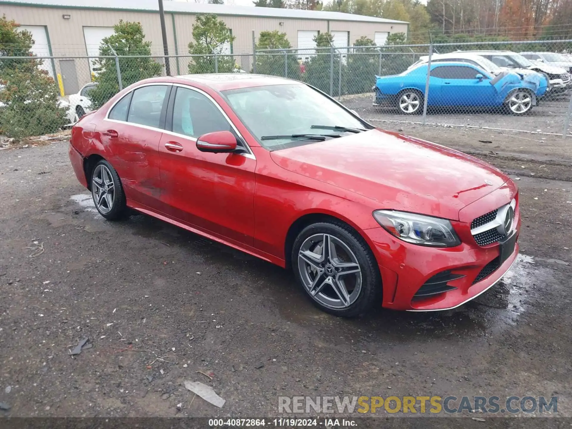 1 fotografías del automóvil dañado 55SWF8EB1KU292942 MERCEDES-BENZ C 300 2019
