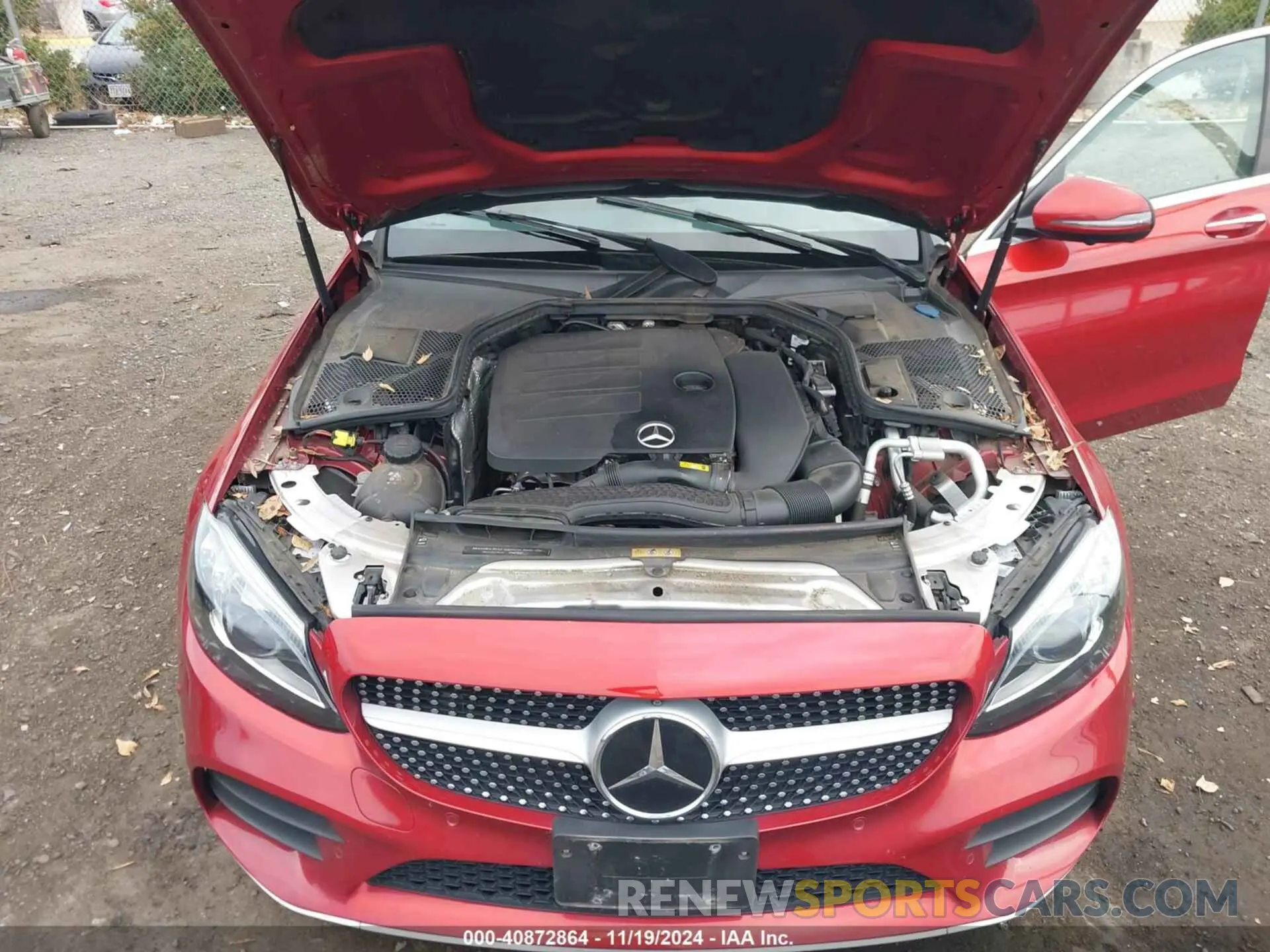 10 fotografías del automóvil dañado 55SWF8EB1KU292942 MERCEDES-BENZ C 300 2019