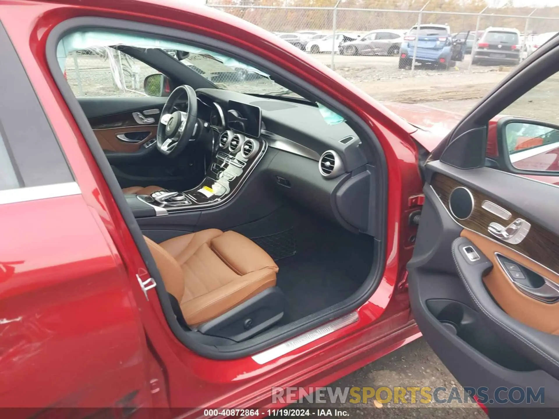 5 fotografías del automóvil dañado 55SWF8EB1KU292942 MERCEDES-BENZ C 300 2019
