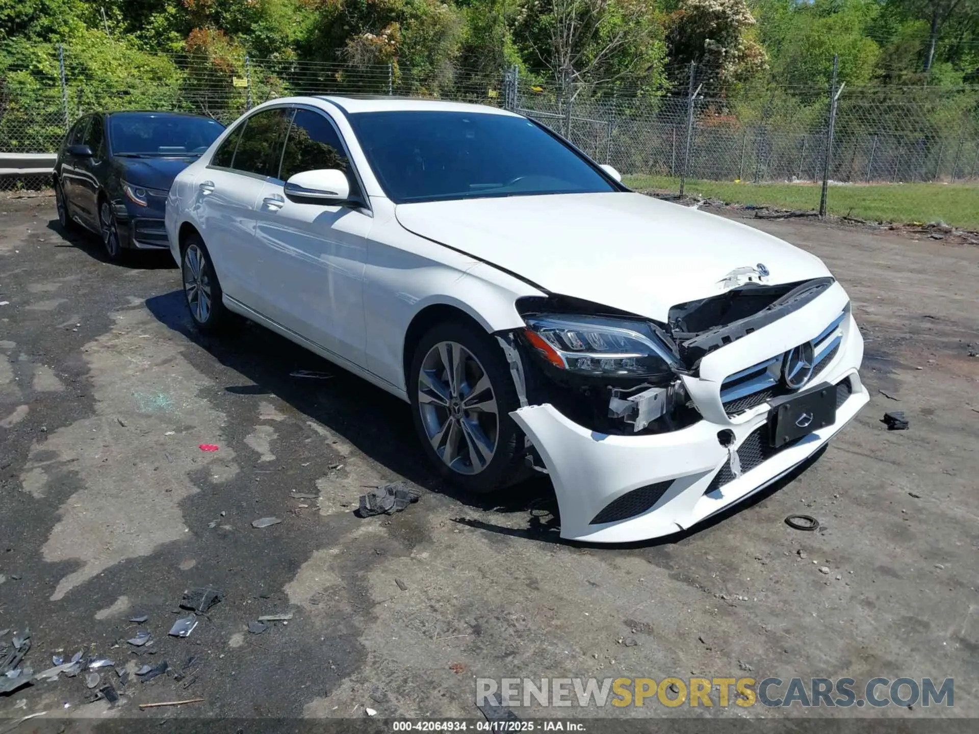 1 fotografías del automóvil dañado 55SWF8EB3KU297396 MERCEDES-BENZ C 300 2019