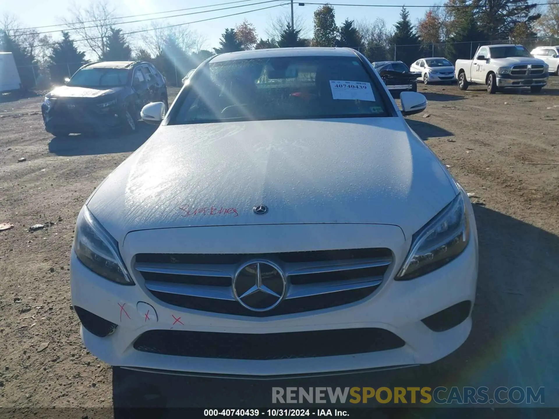 13 fotografías del automóvil dañado 55SWF8EB4KU292594 MERCEDES-BENZ C 300 2019
