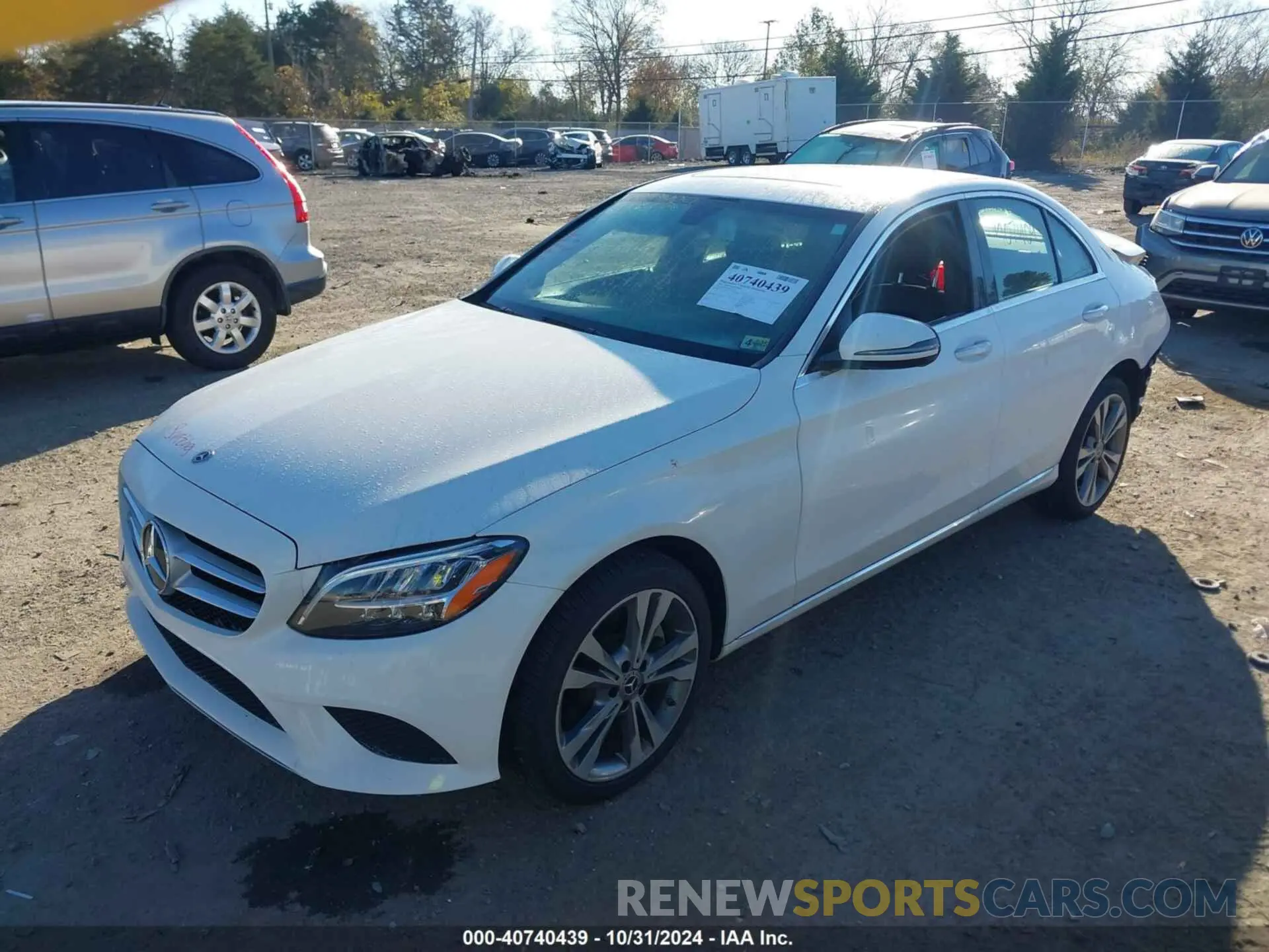 2 fotografías del automóvil dañado 55SWF8EB4KU292594 MERCEDES-BENZ C 300 2019